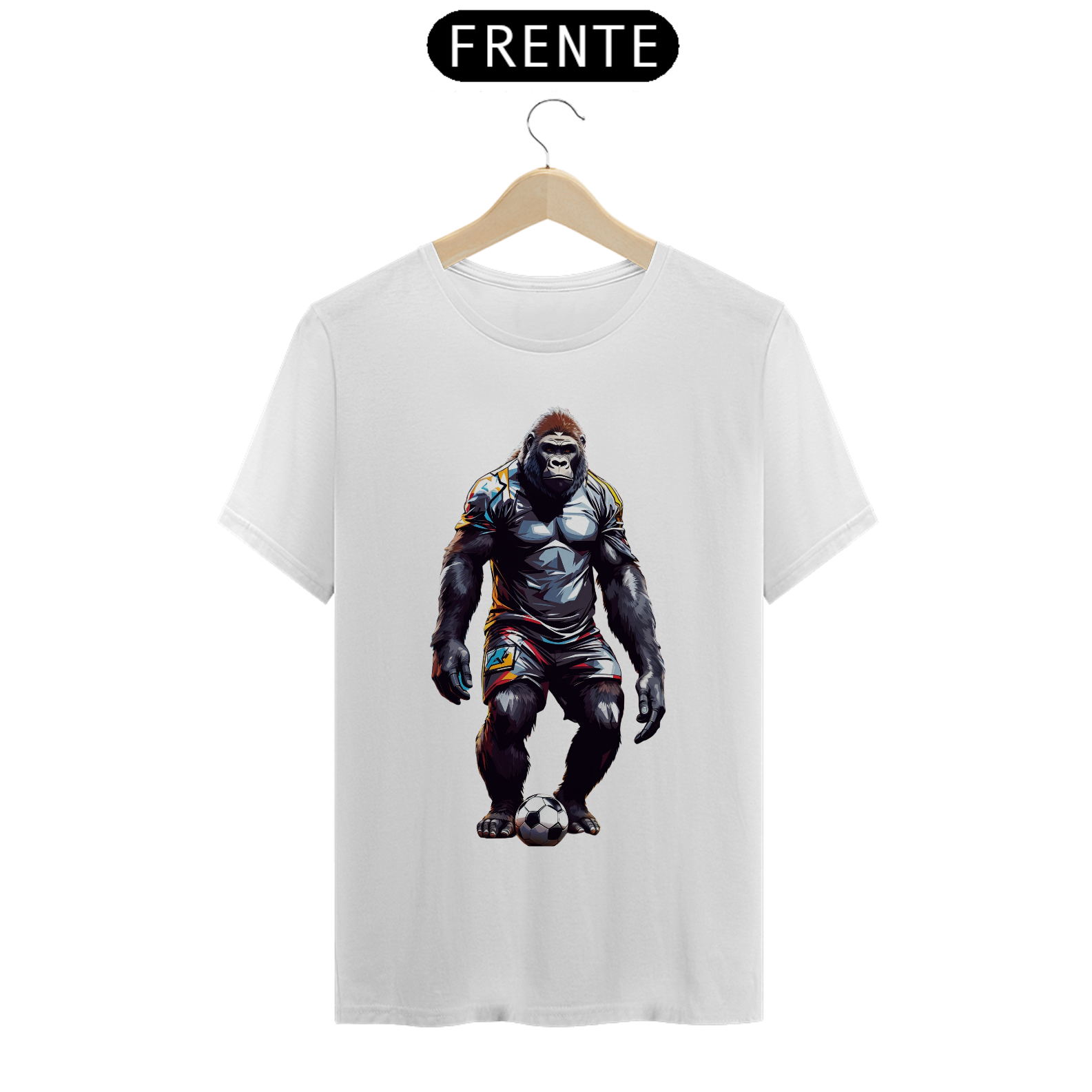 Camiseta Masculina Gorila Artilheiro