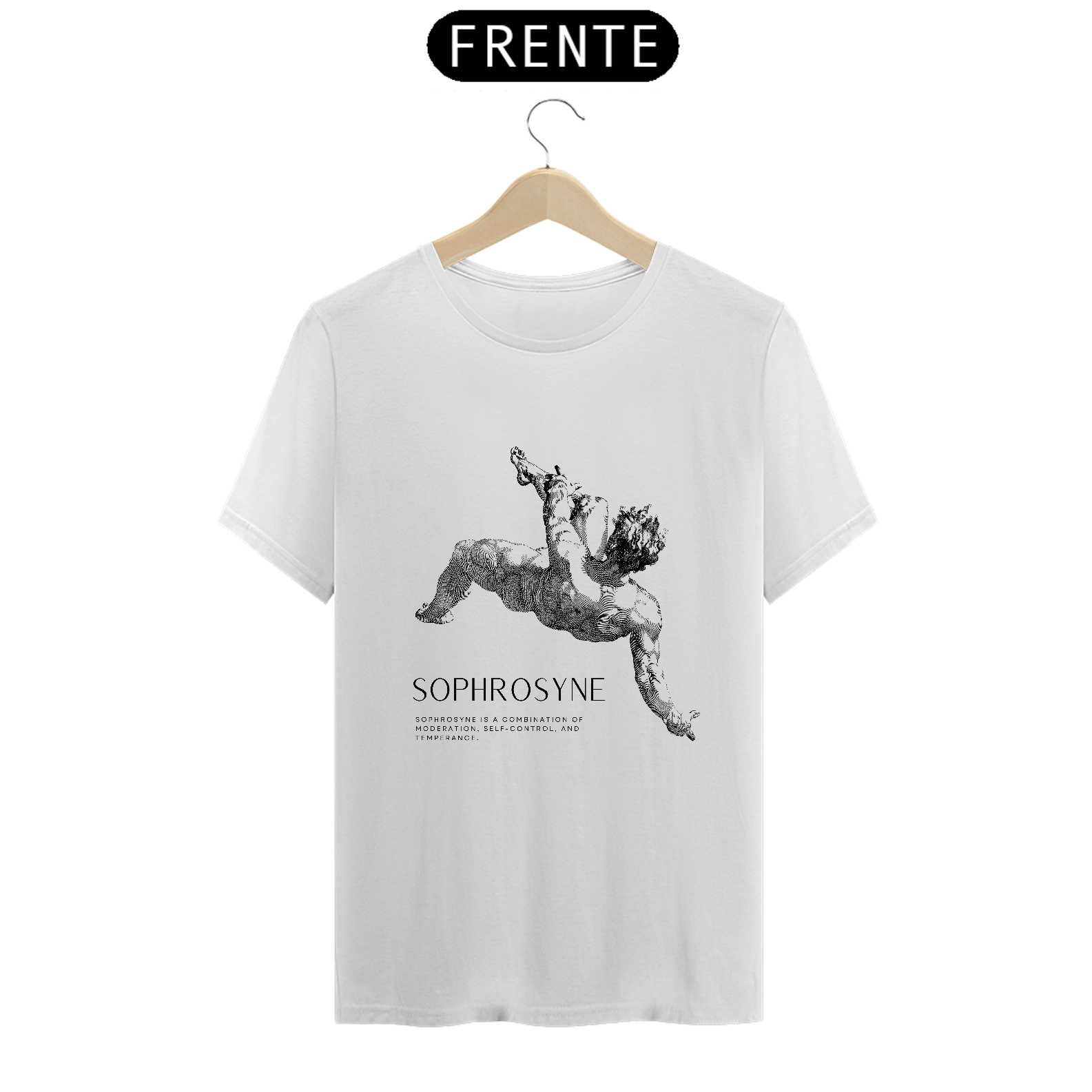 Camiseta Clássica Grega Sophrosyne