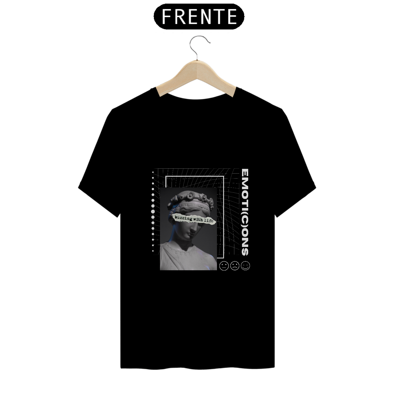 Camiseta Clássica Make Emoticons