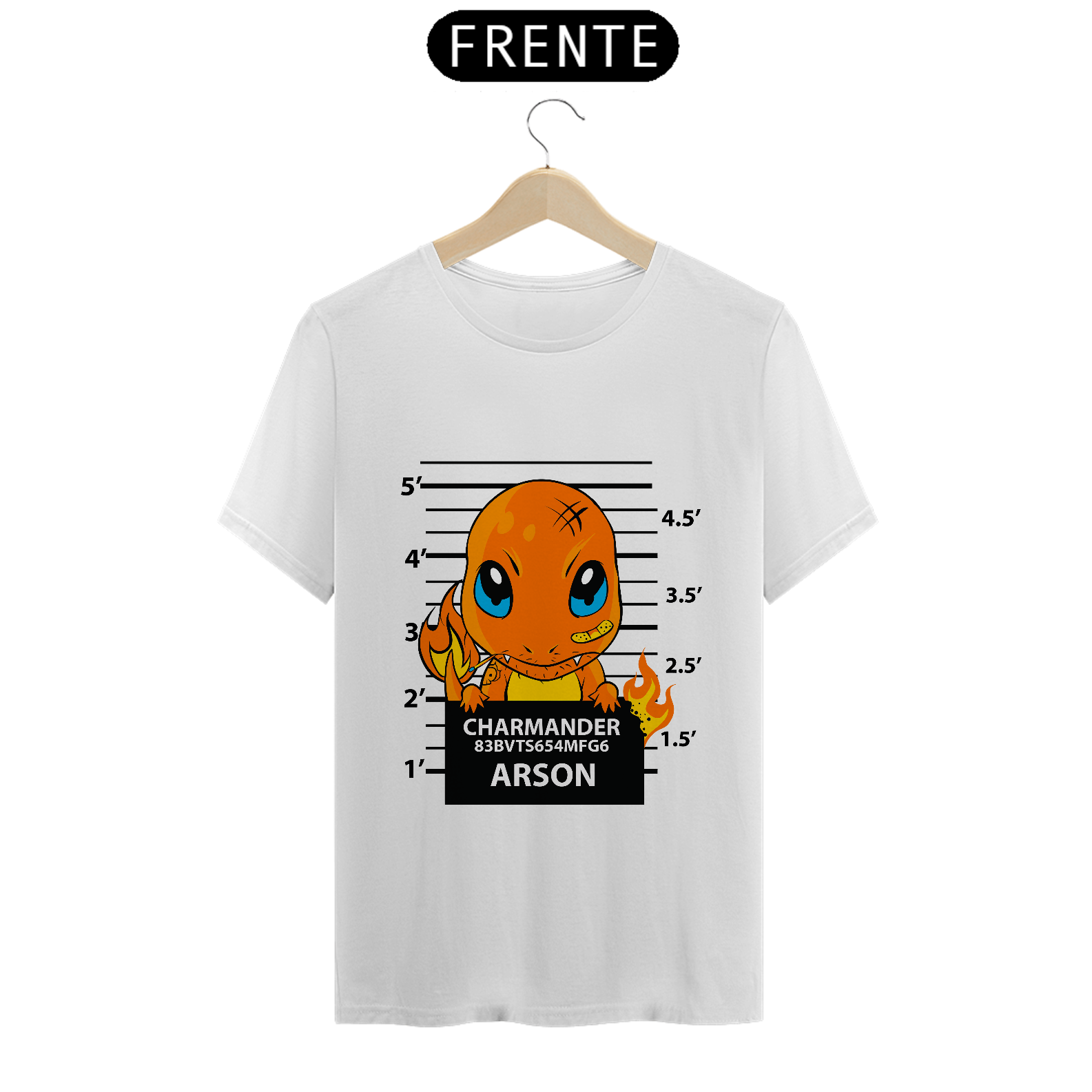 CAMISETA CHARMANDER STREET