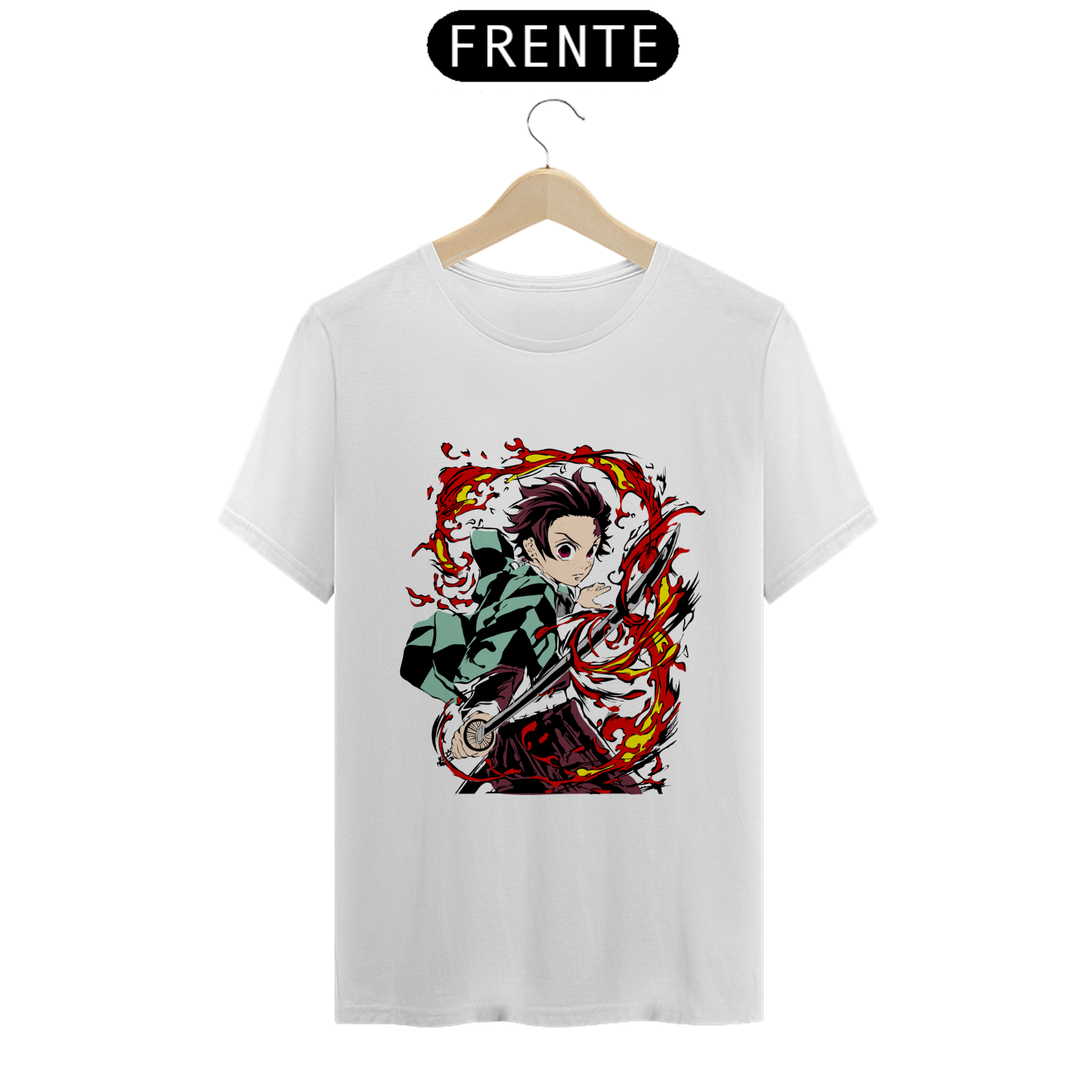 CAMISETA DEMON SLAYER TANJIRO KAMADO