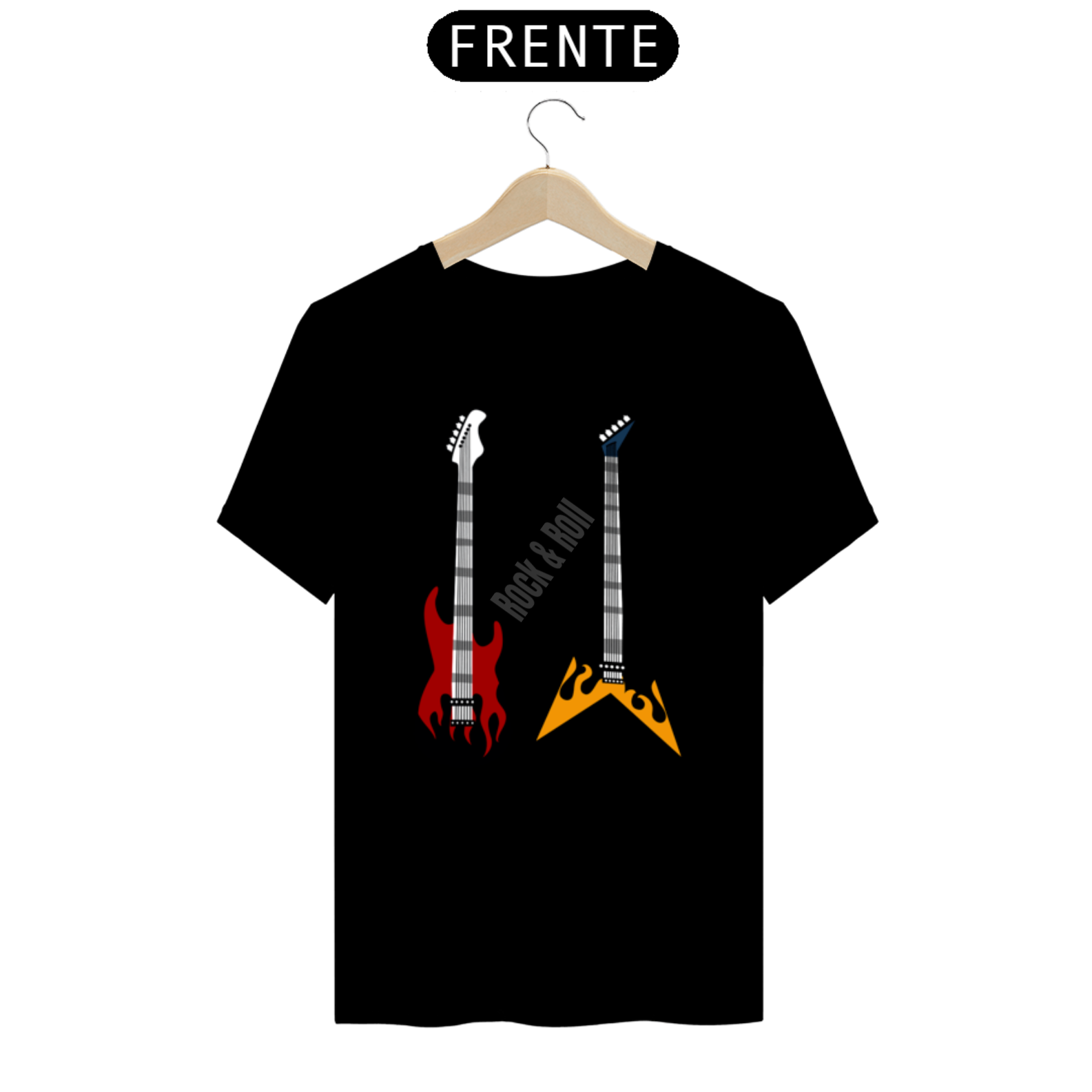 camiseta  Rock & Roll