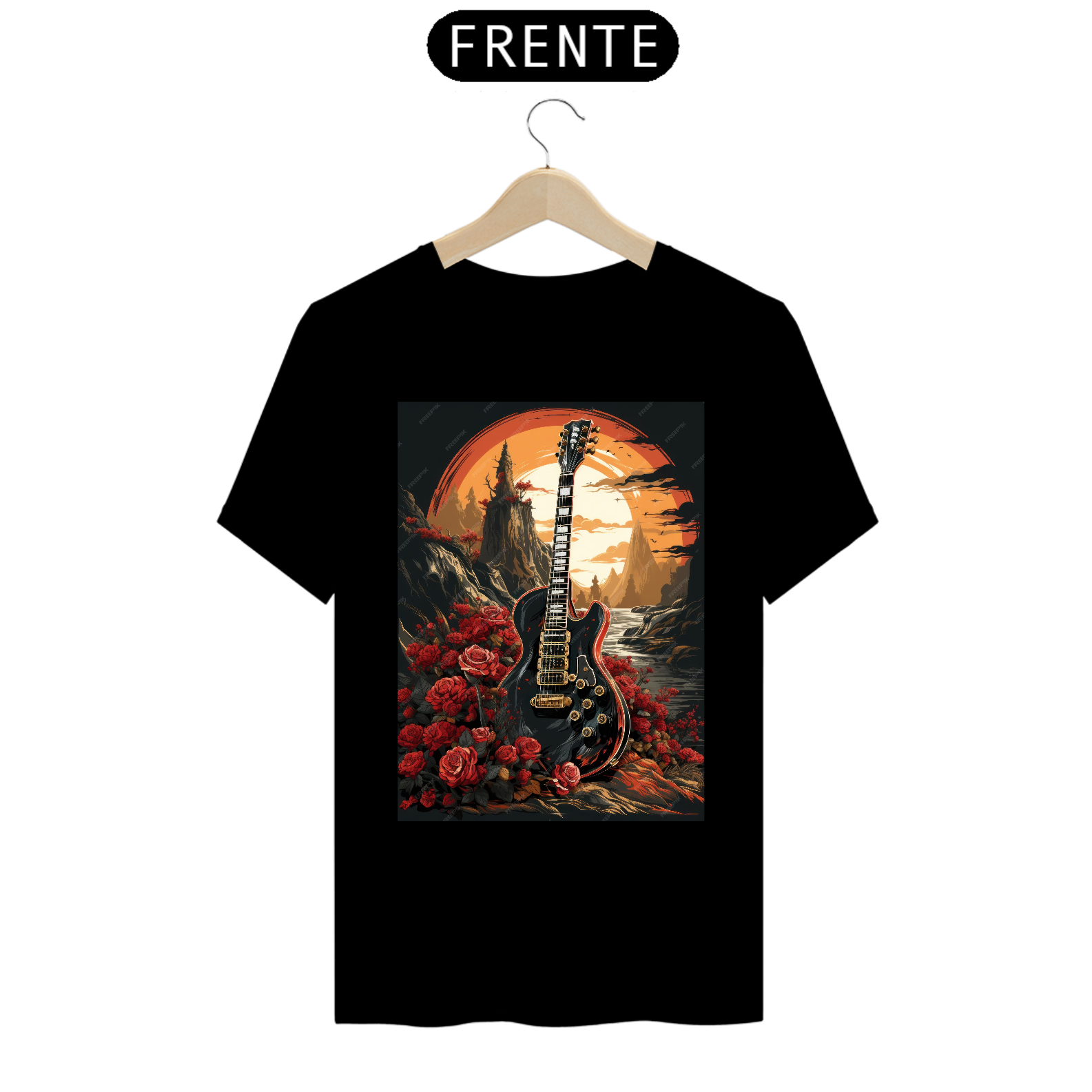 camiseta rock & Roll 