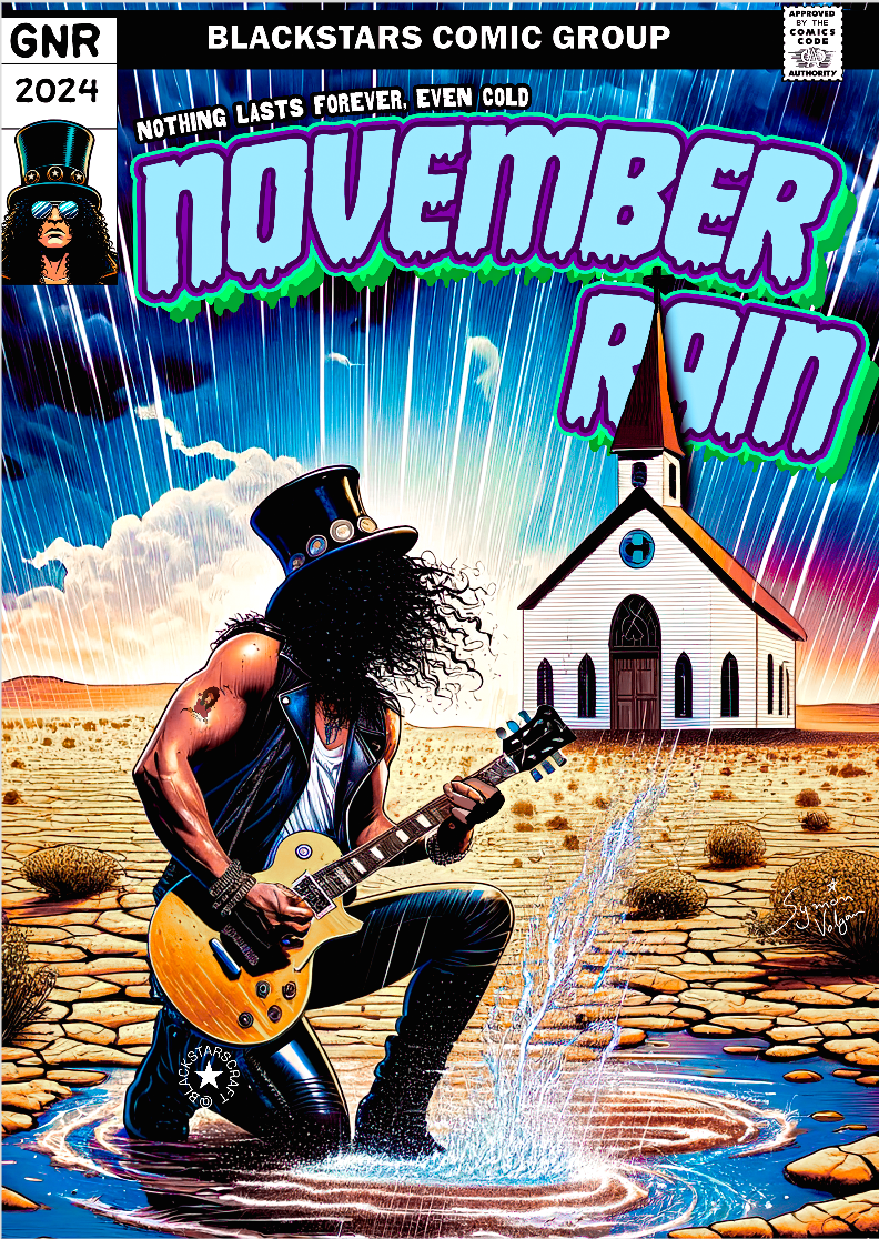 NOVEMBER RAIN - PÔSTER SLASH (A3)