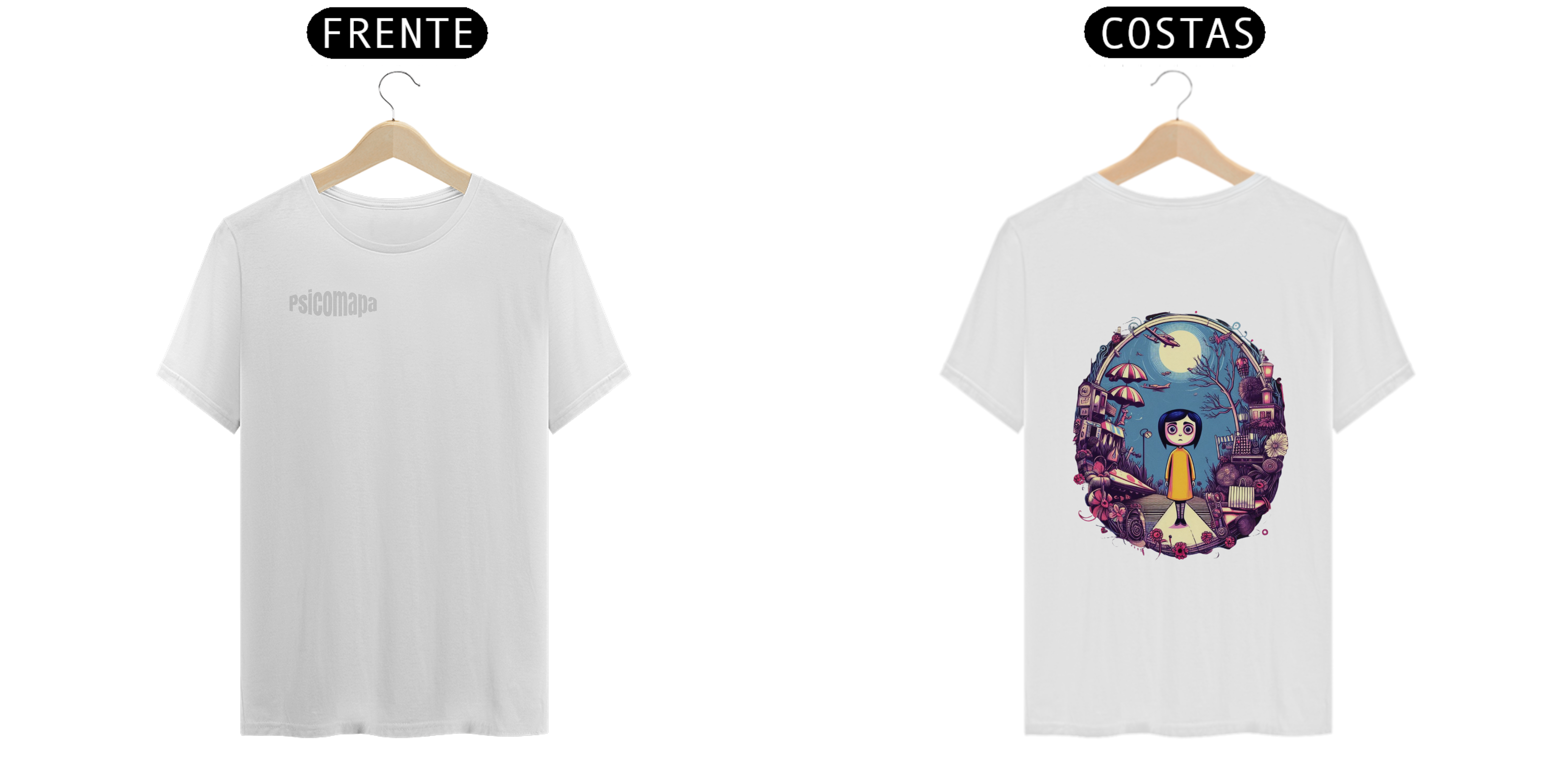 Camiseta estampada Coraline