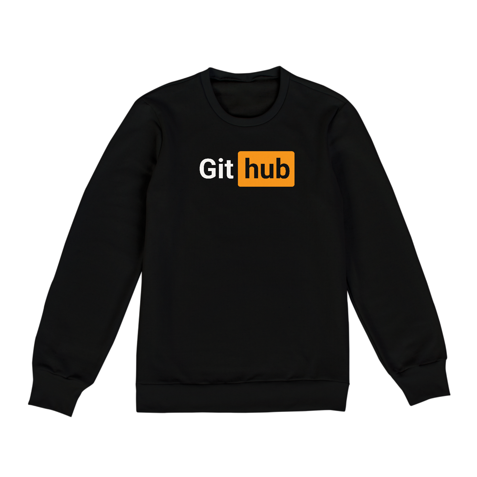 Moletom GitHub - Logo modificada centro Preto