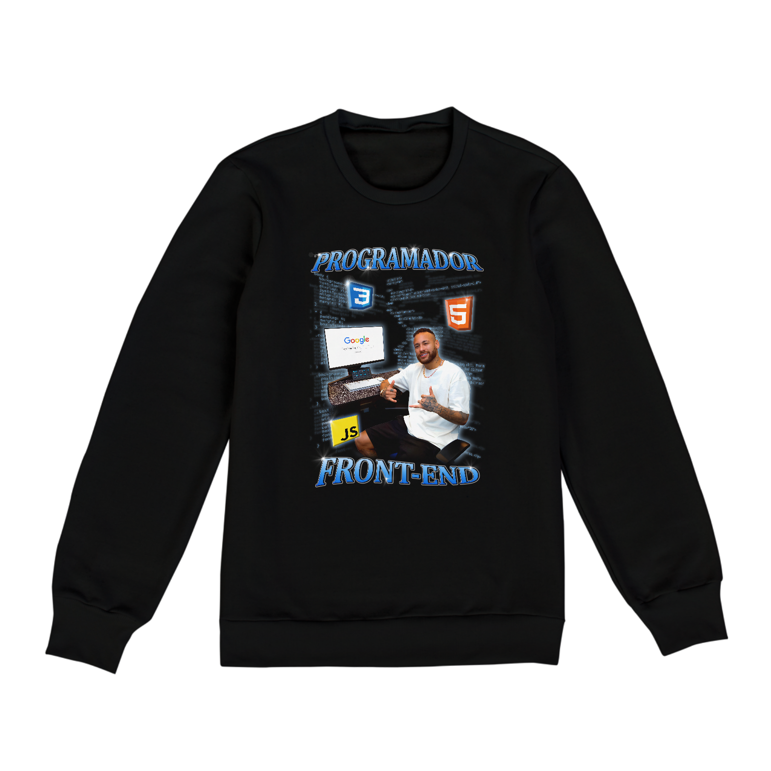 Moletom Programador Front-End - Menino Ney