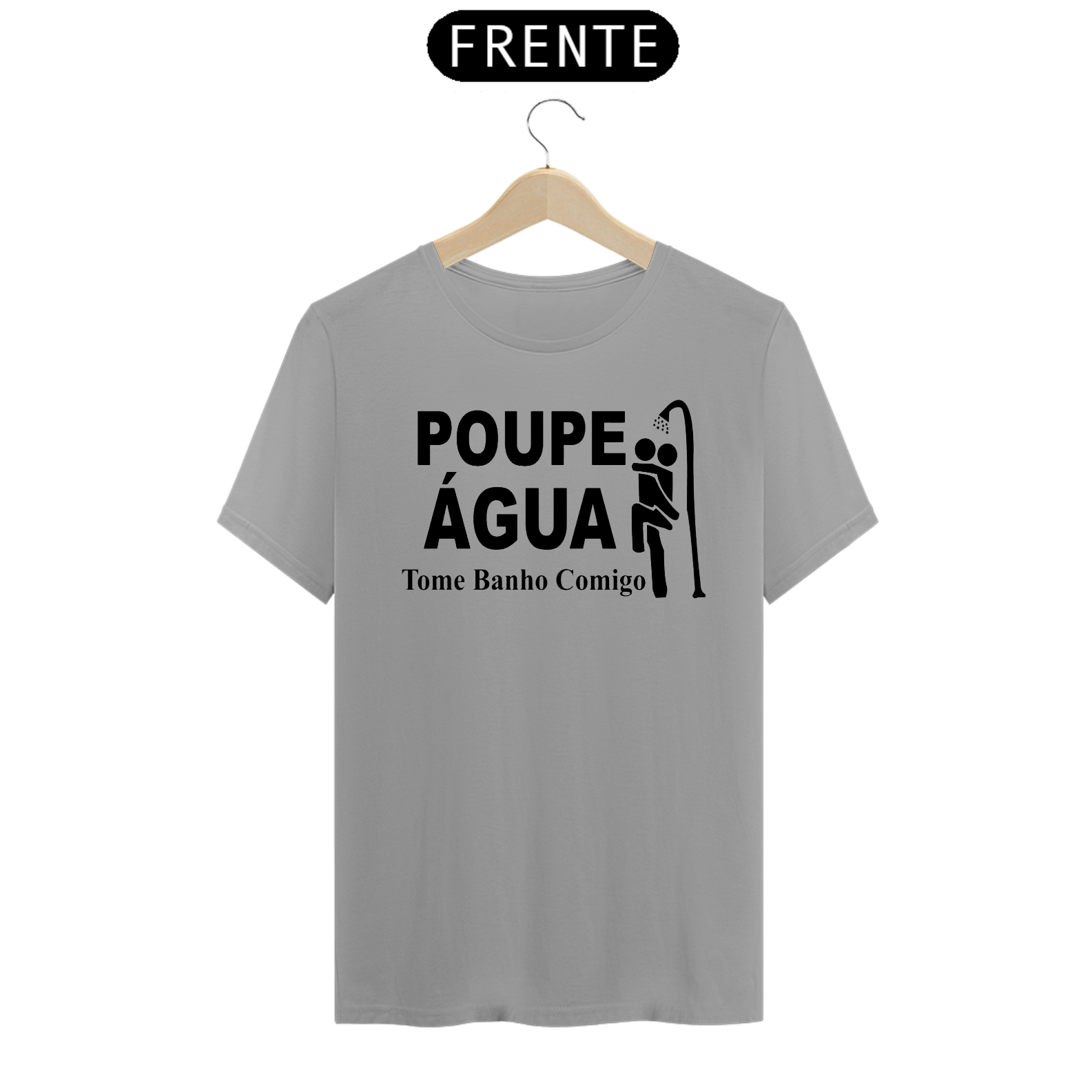 Nome do produto: Camiseta \'Economize Água, Banho Comigo