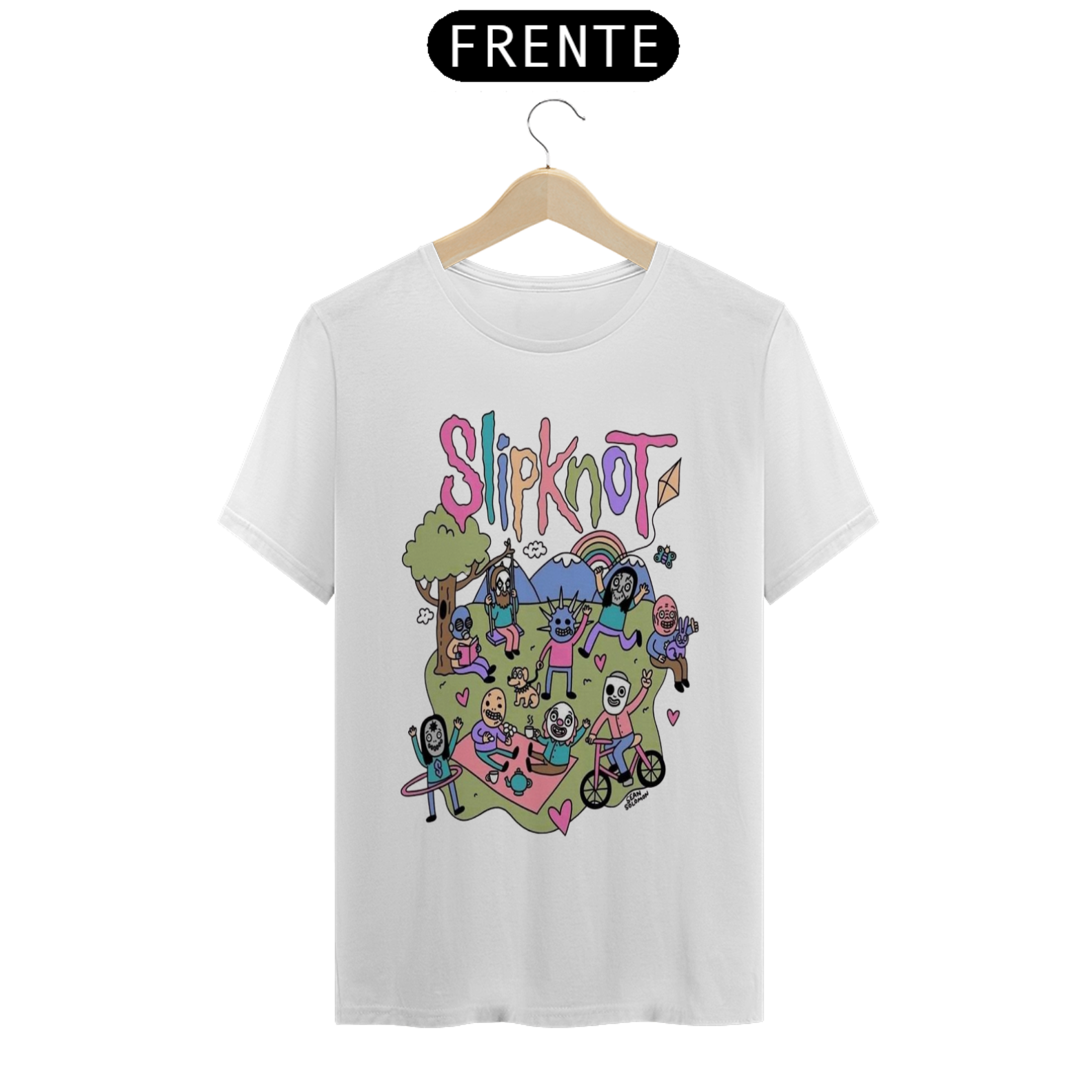 Nome do produto: T-Shirt Slipknot Cute