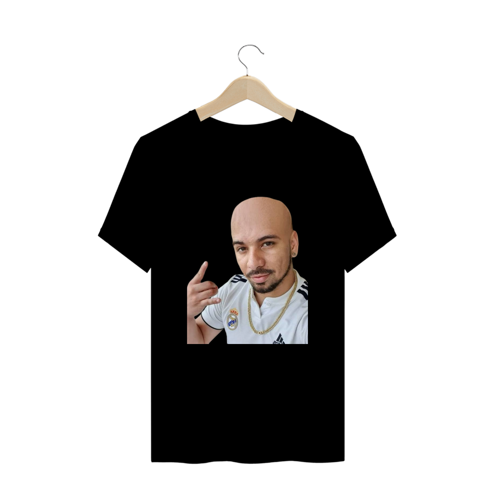 Nome do produto: Camiseta Piuzinho Careca