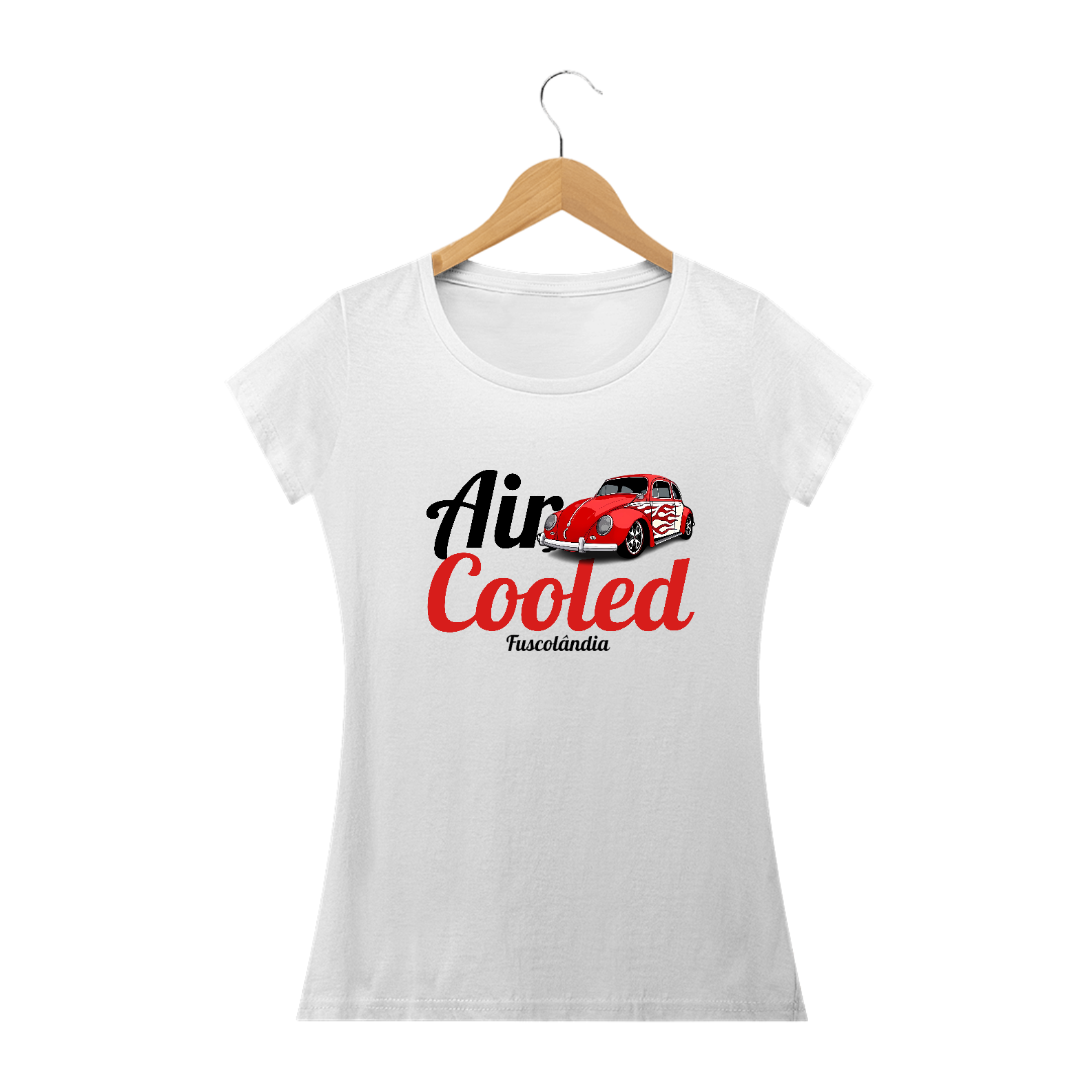 Camiseta Feminina Baby Long Prime - Air Cooled - Branca - Est2