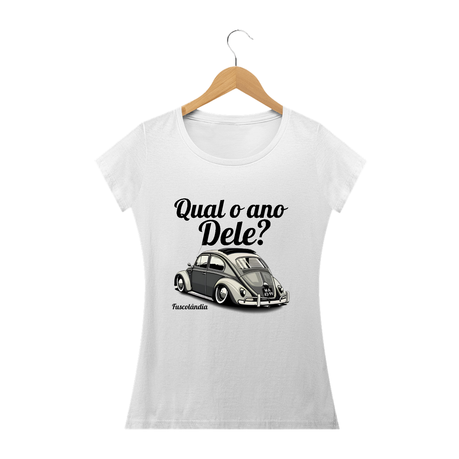 Camiseta Feminina Baby Long Prime - Qual o Ano Dele? - Branca - est1