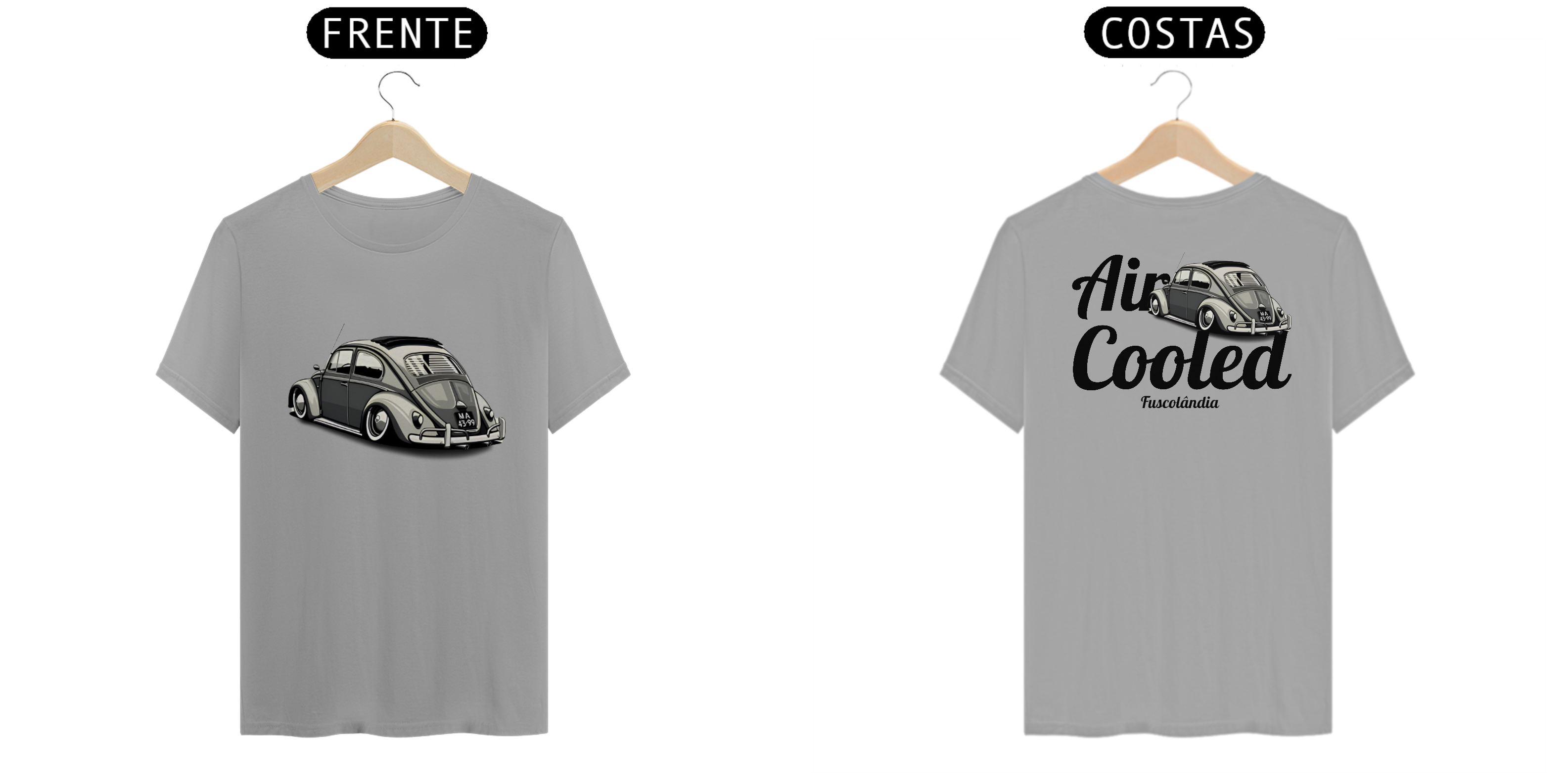 T-SHIRT Quality Estampa Frente E Costas Air Colled