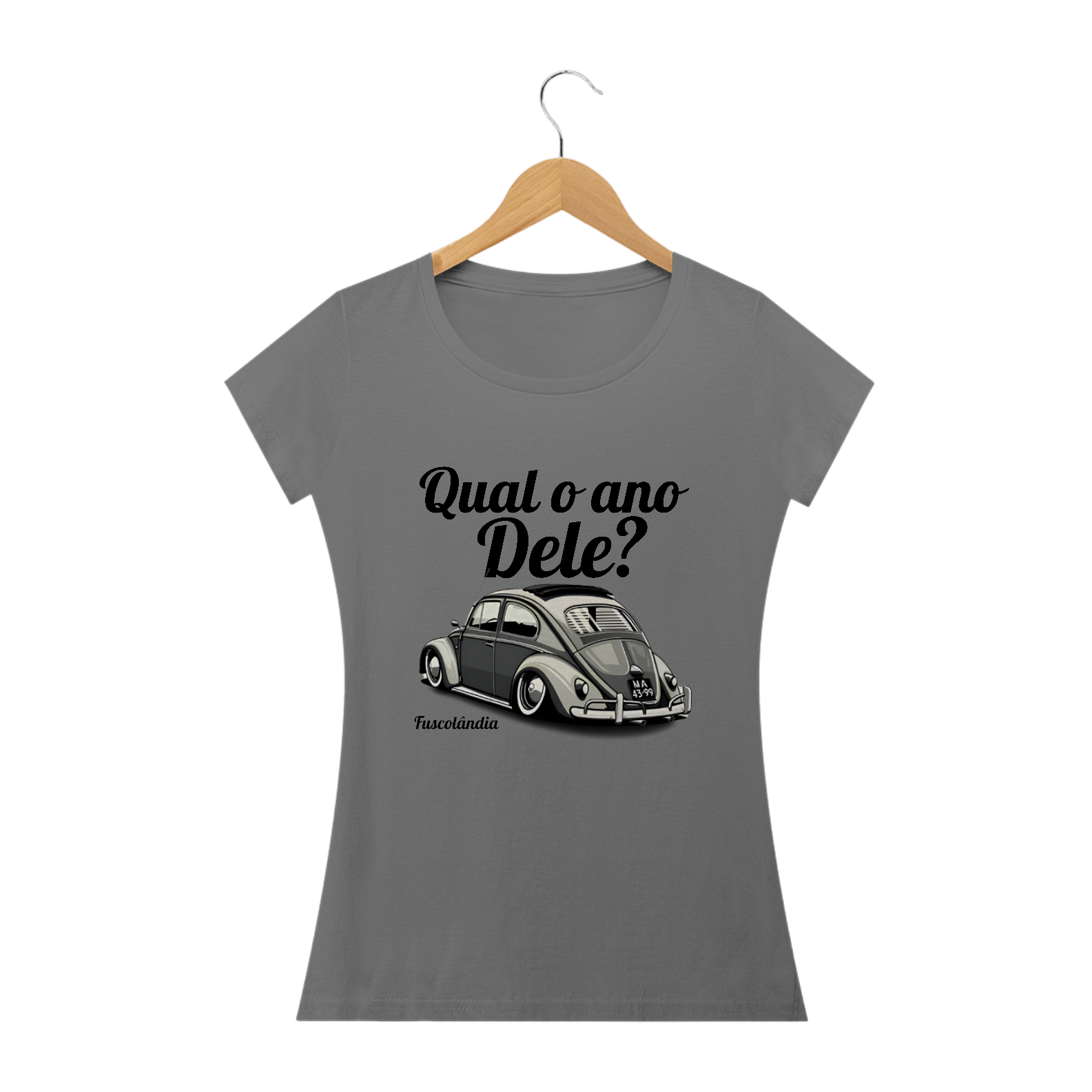 Camiseta Feminina Baby Long Estonada - Qual o Ano Dele? -