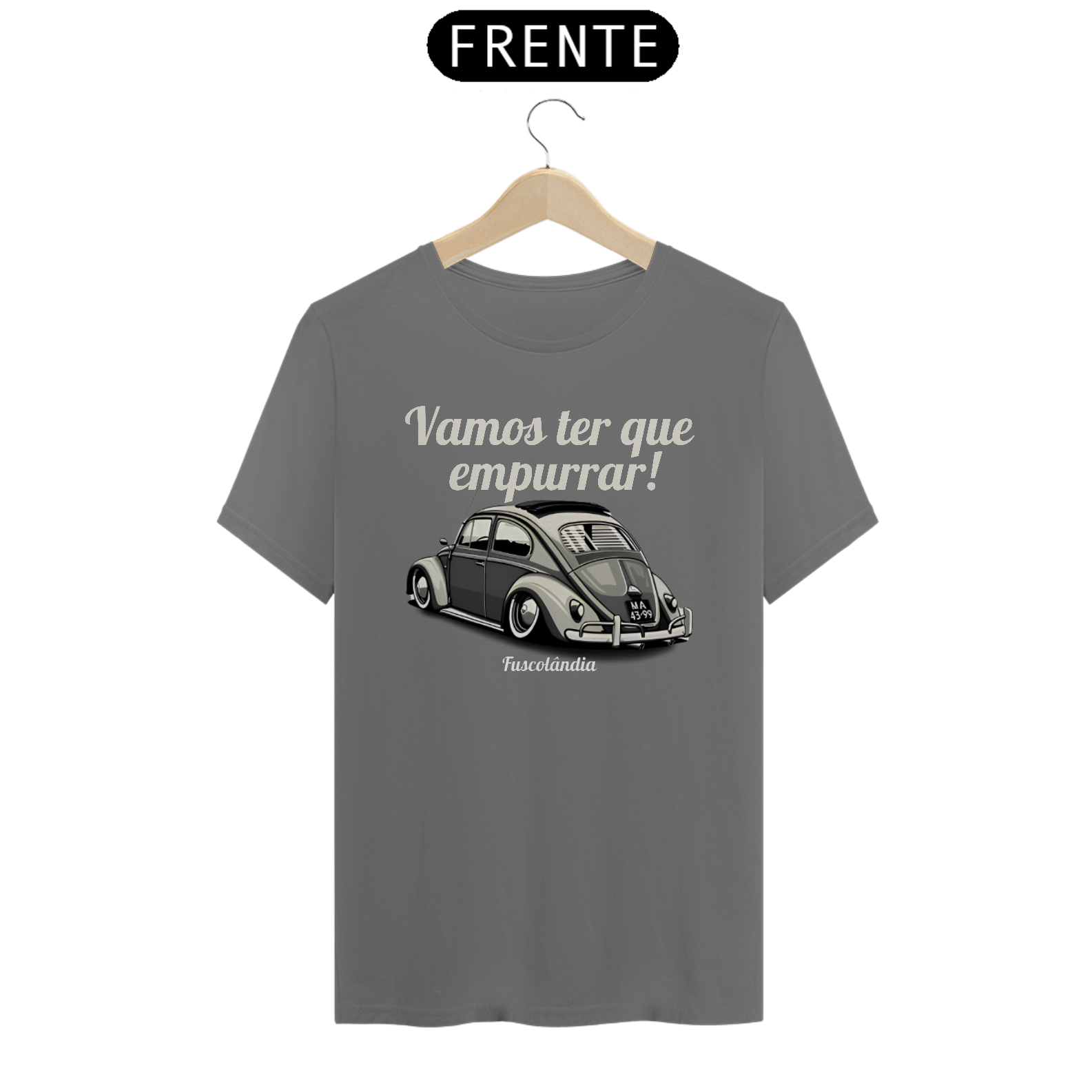 Camiseta Estonada Masculina - Vamos Ter Que Empurrar