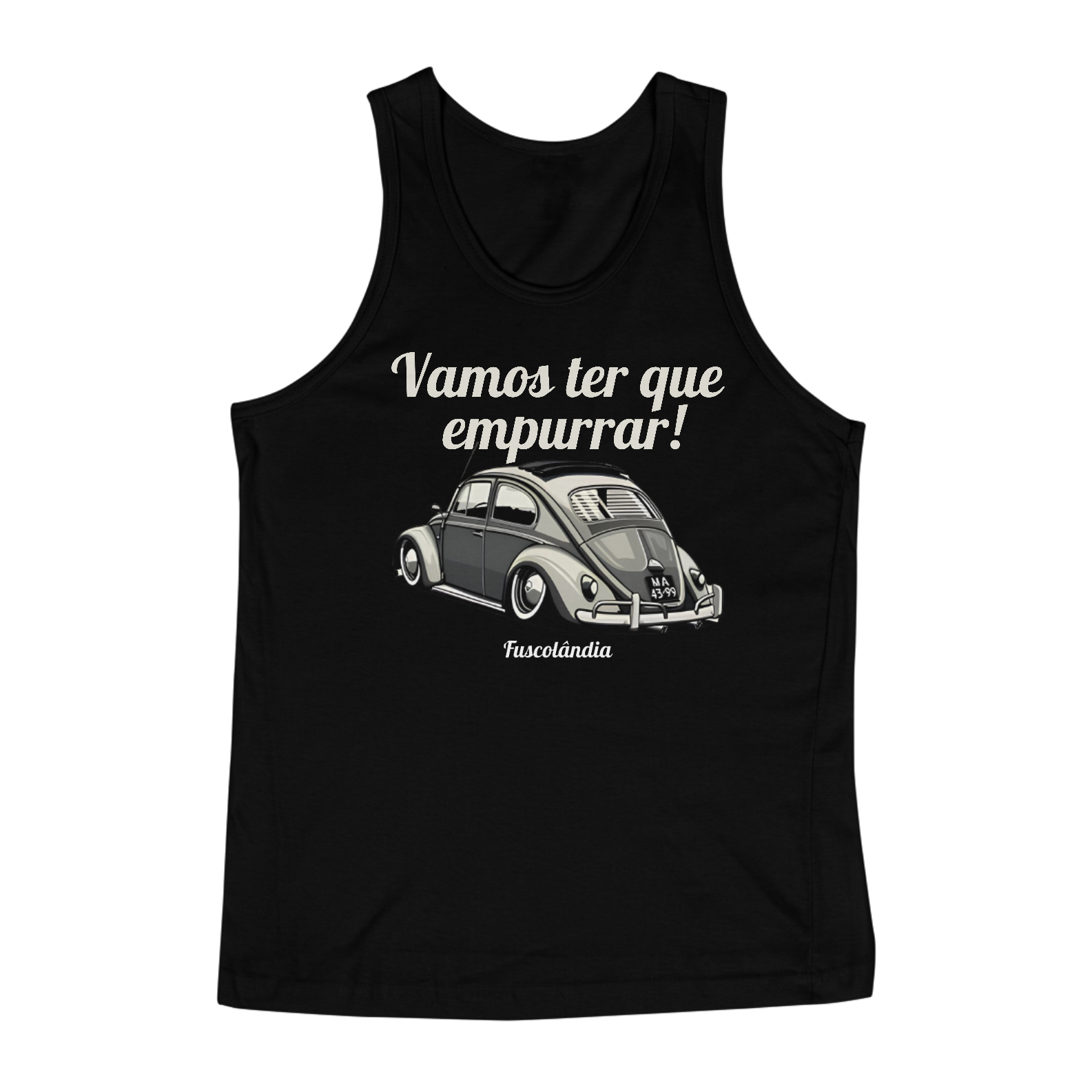 Regata - Vamos Ter Que Empurrar - Preta -  est1