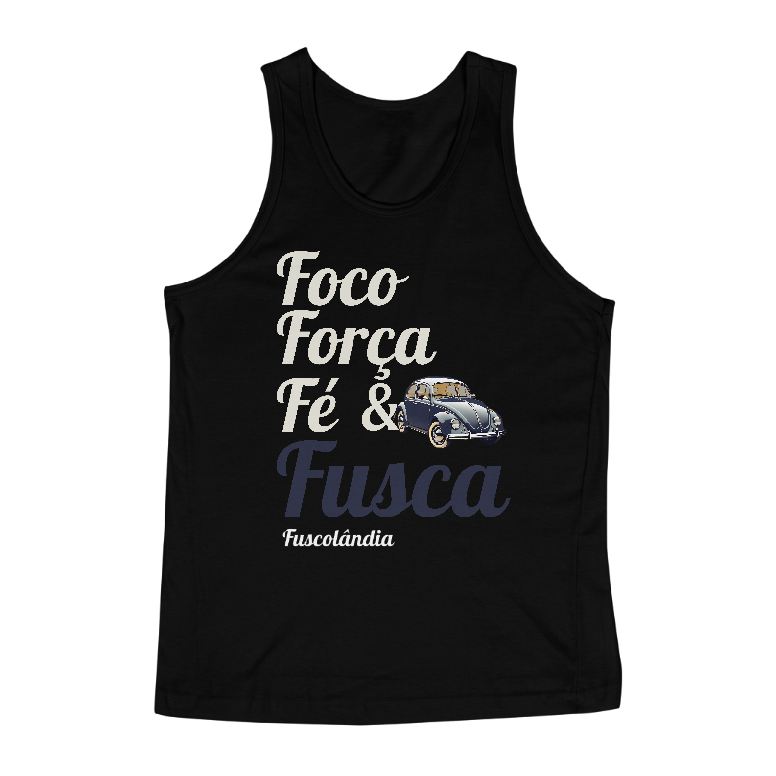 Regata - Foco Força Fé & Fusca - Preta - est3