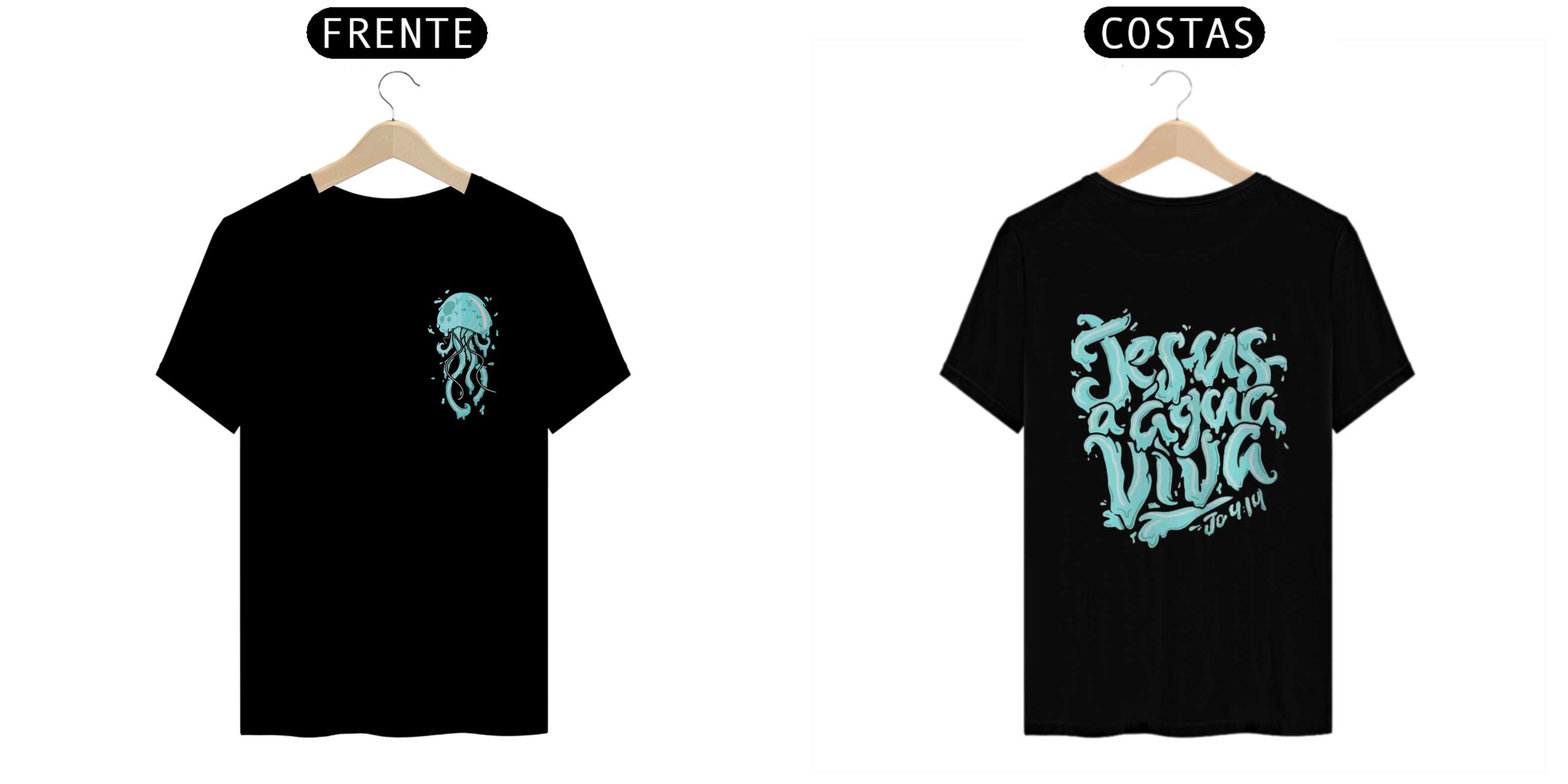 Camiseta Jesus agua a viva