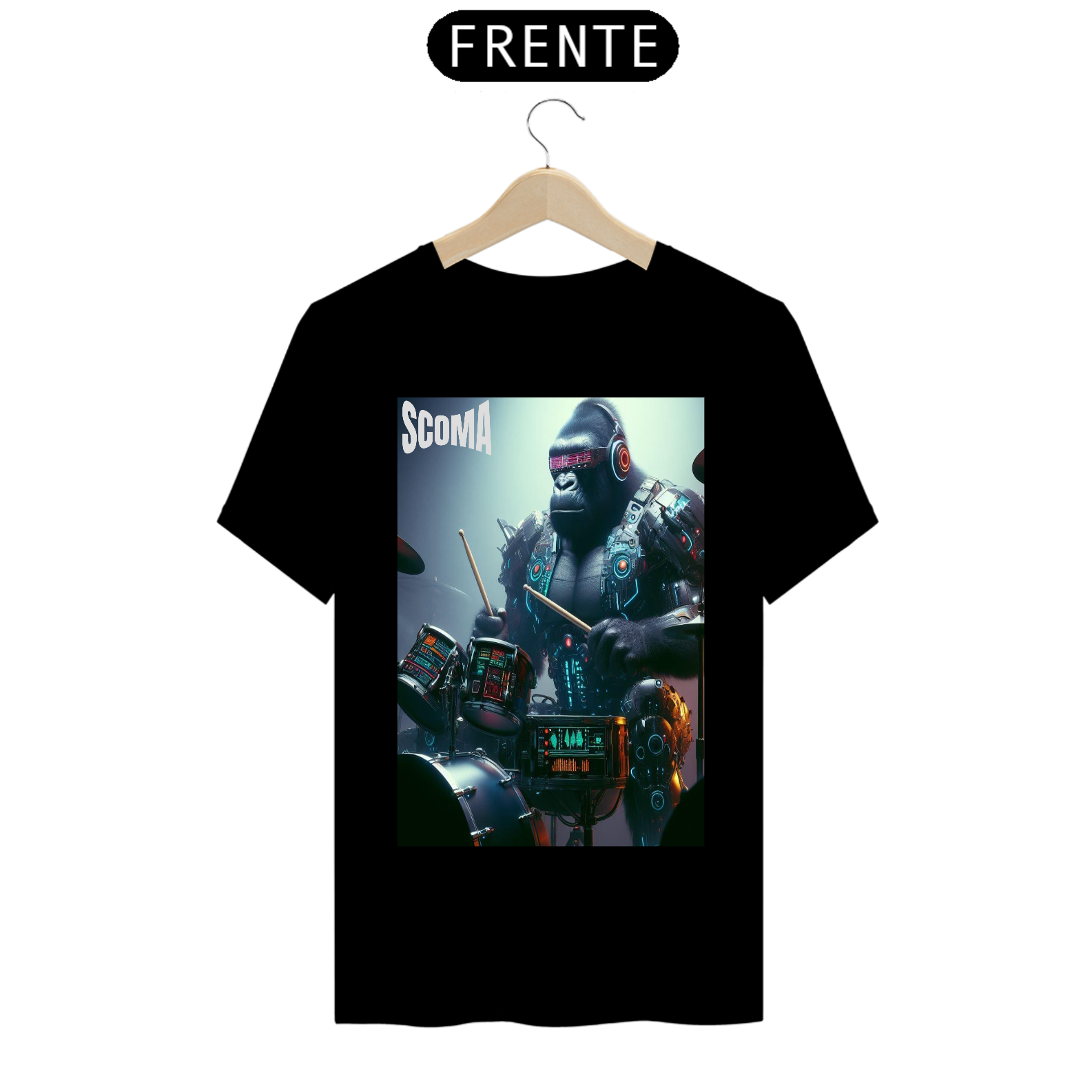 Nome do produto: Macaco tocando bateria