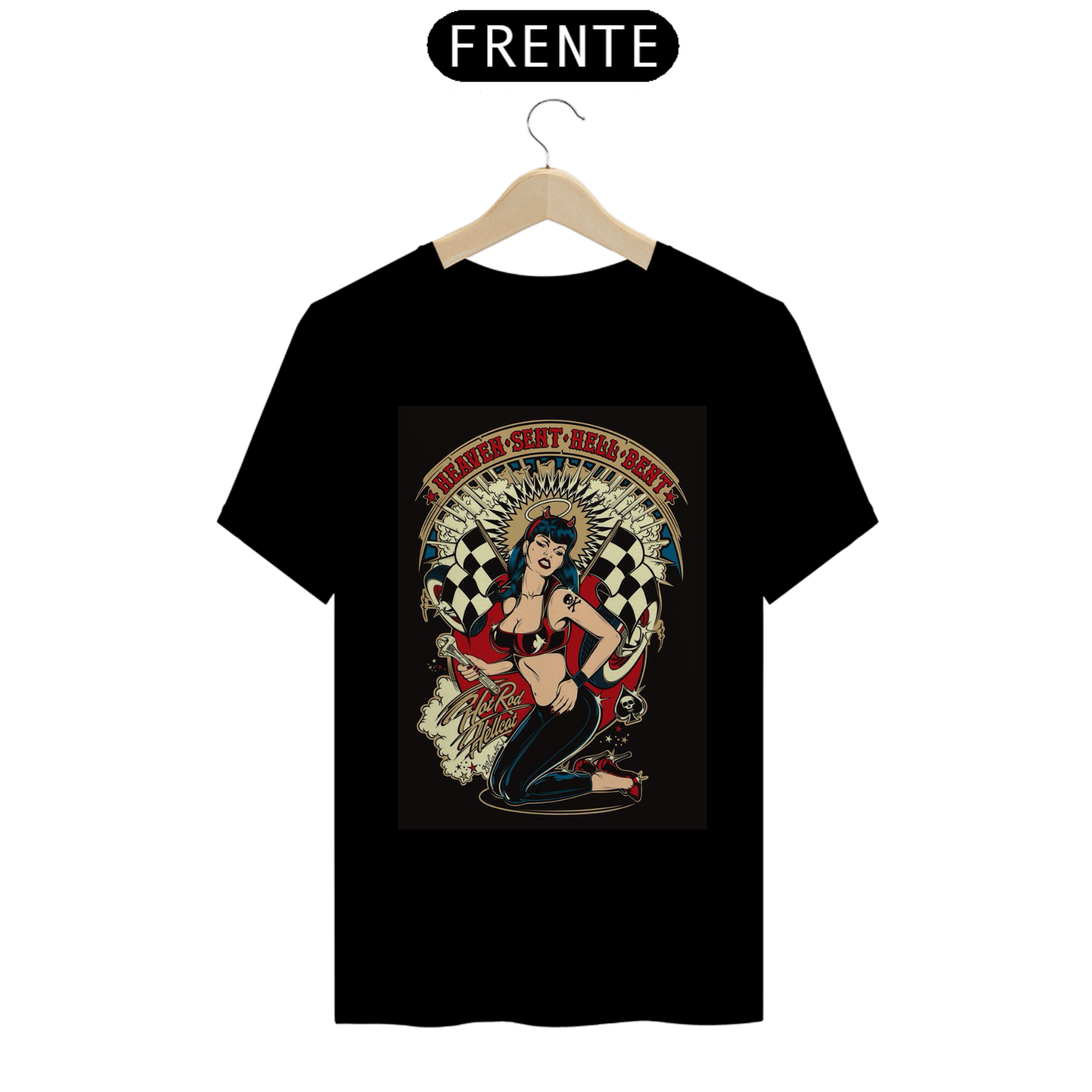 Camiseta Heaven Sent Hell Bent