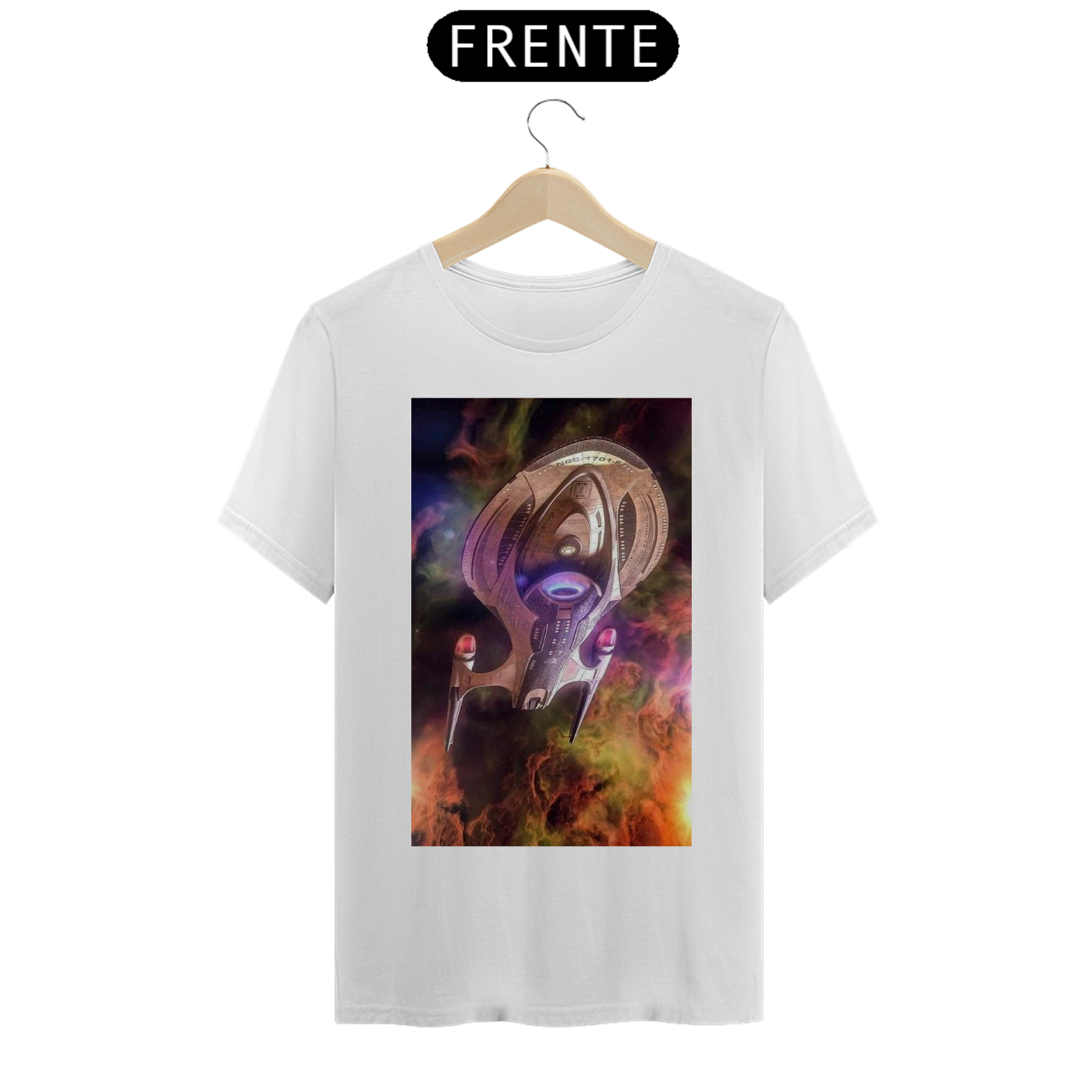 Camiseta masculina Star Trek