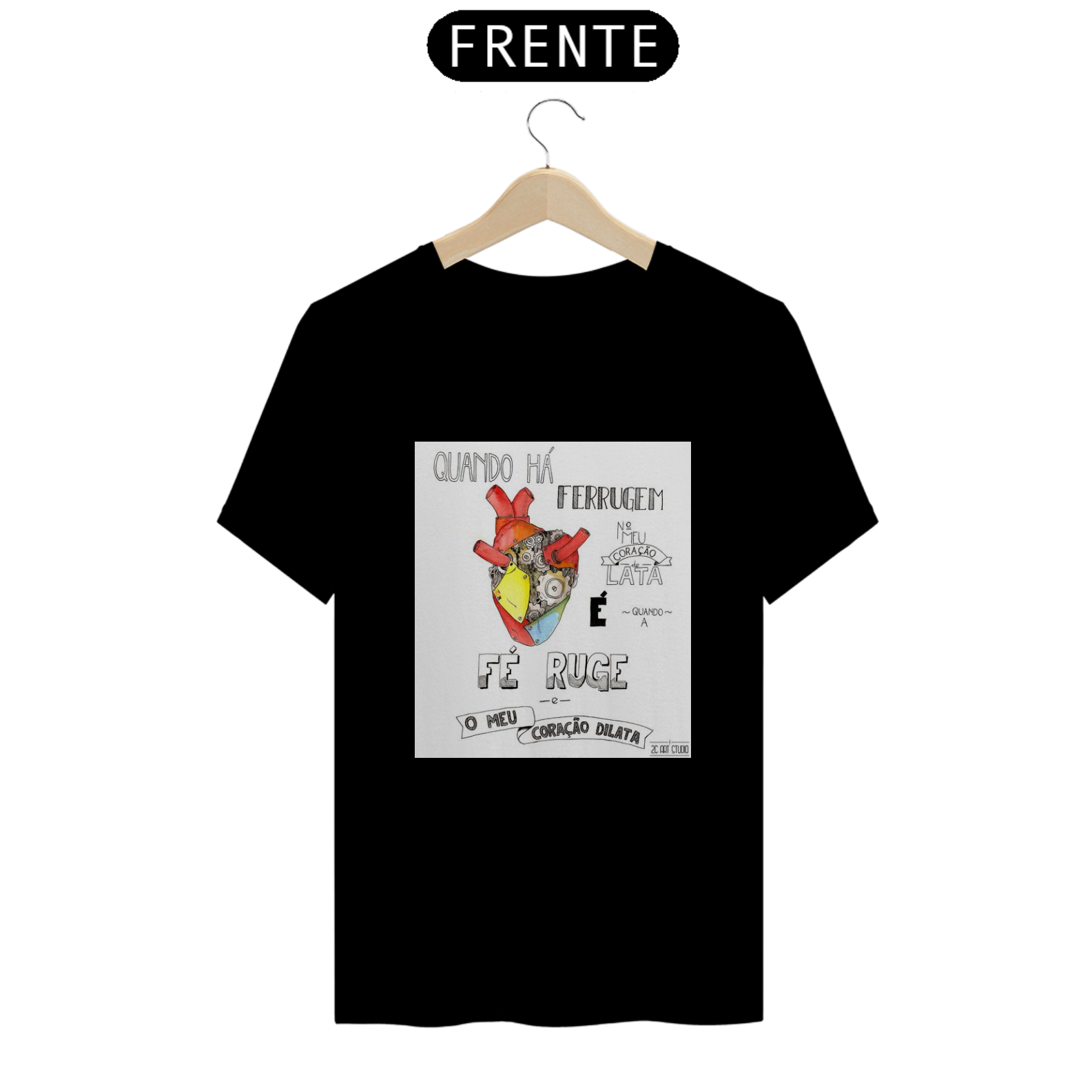 Camiseta Coração de Lata