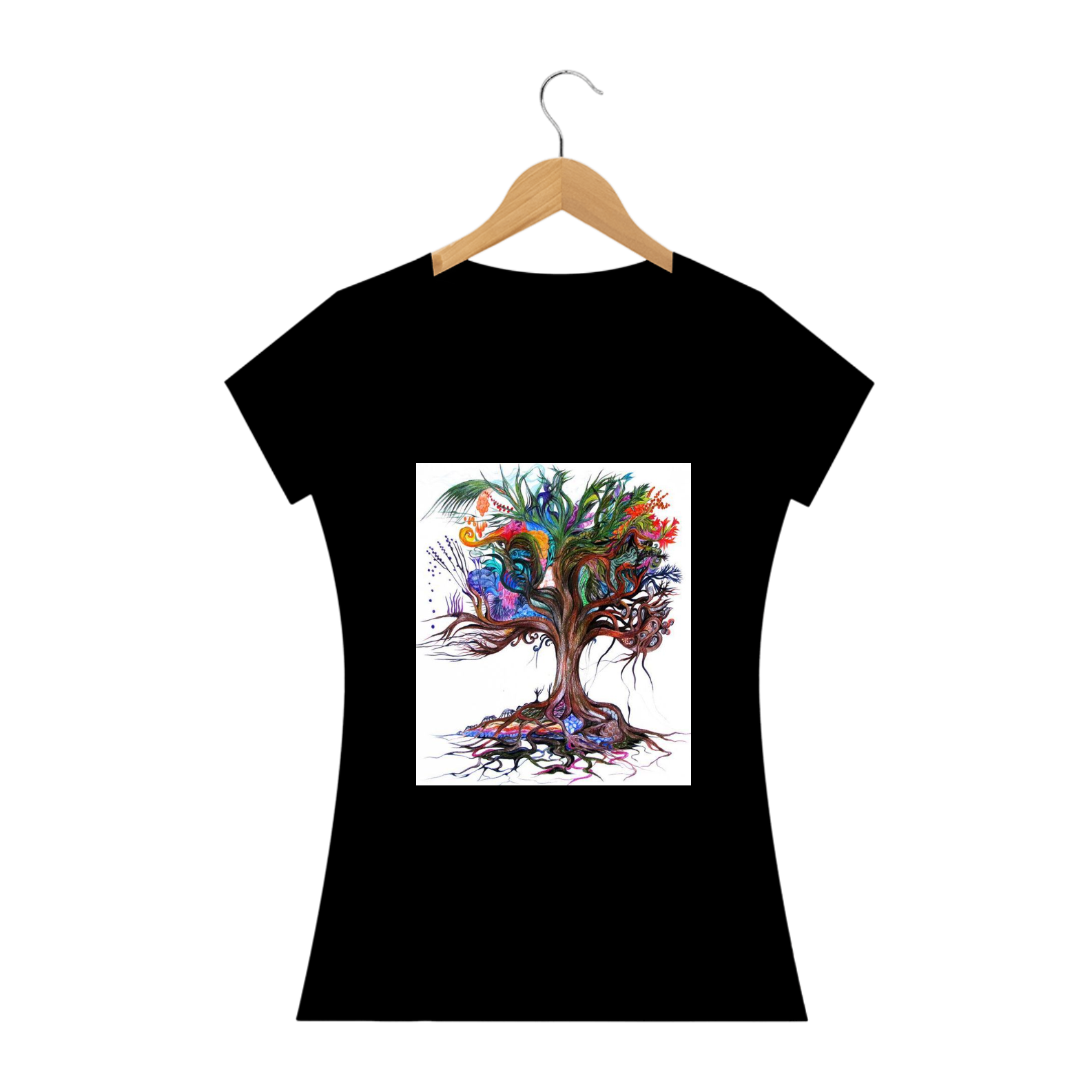 arvore da vida colorida feminina