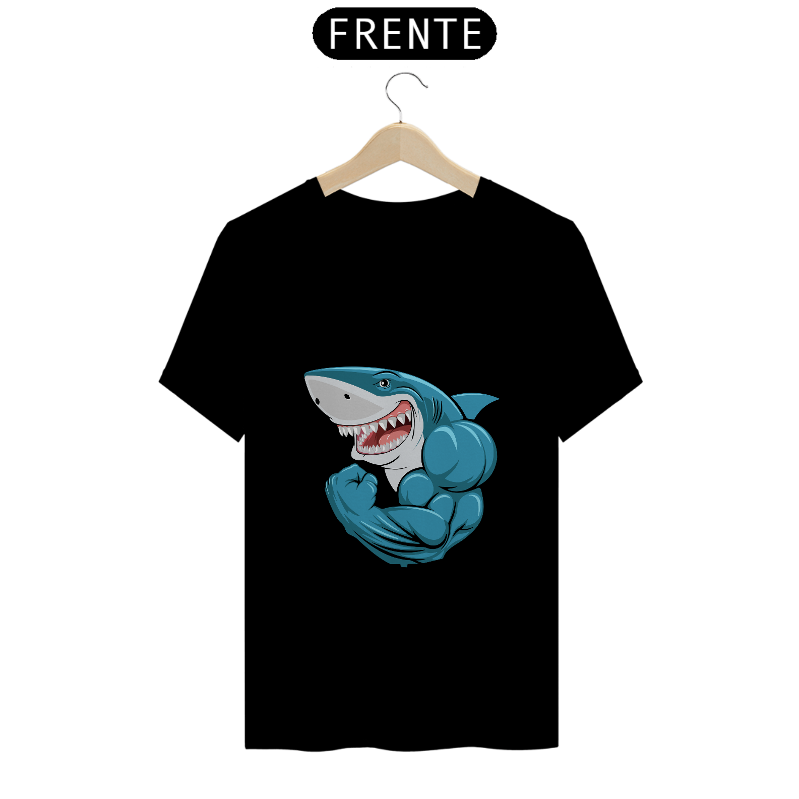 Nome do produto: Camiseta Gym Shark - masculina
