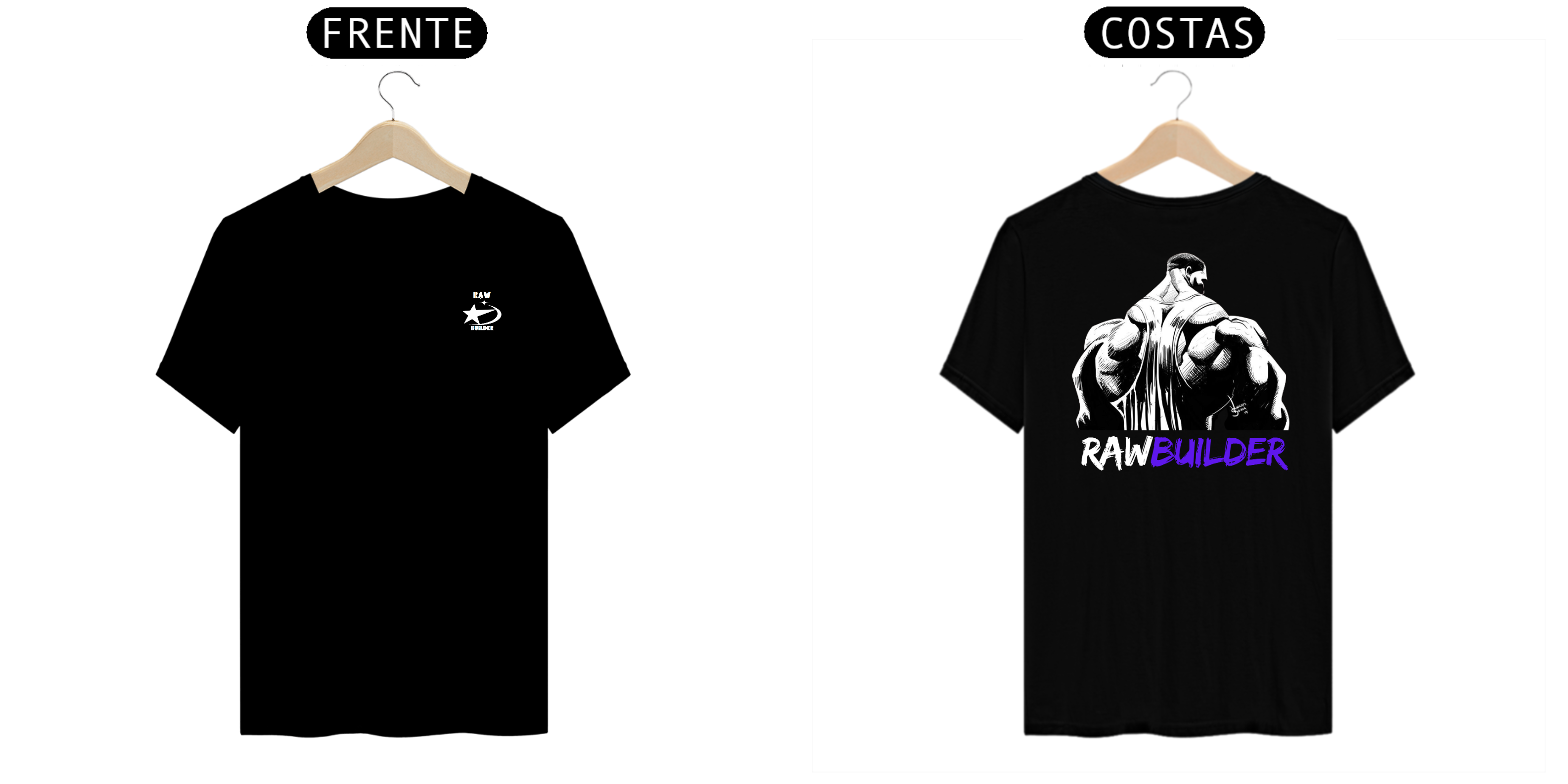 Nome do produto: Camiseta Raw Builder - DORSAL BRUTA (T-SHIRT PLUS PRIME)