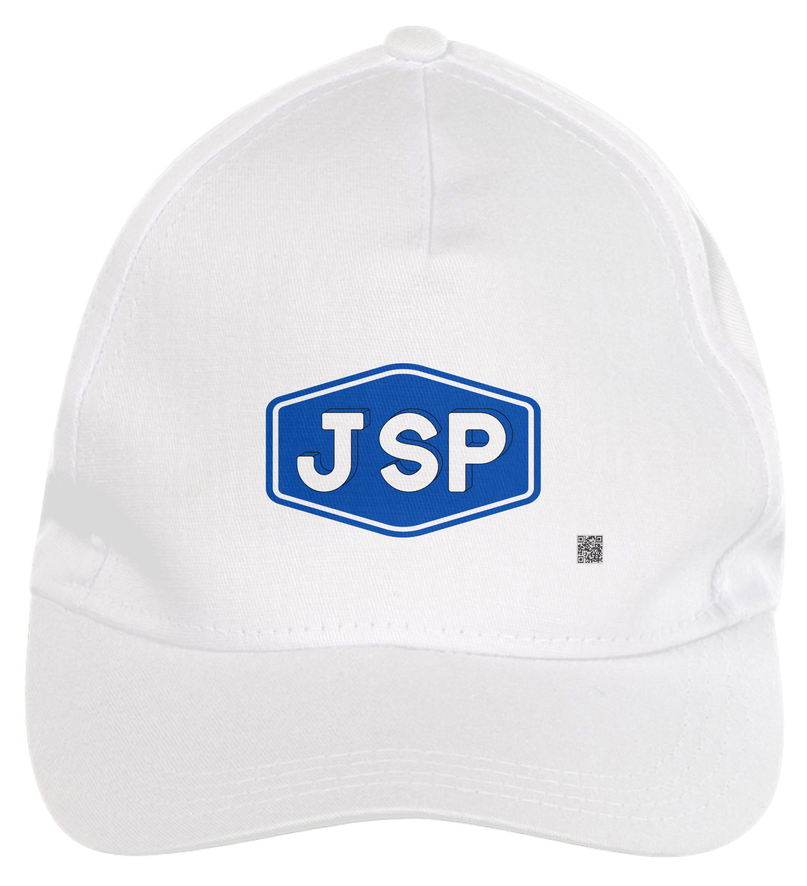 Boné Aba Curva Bordado Azul Estilo Baseball - Johnny Silva Pires JSP - Lançamento