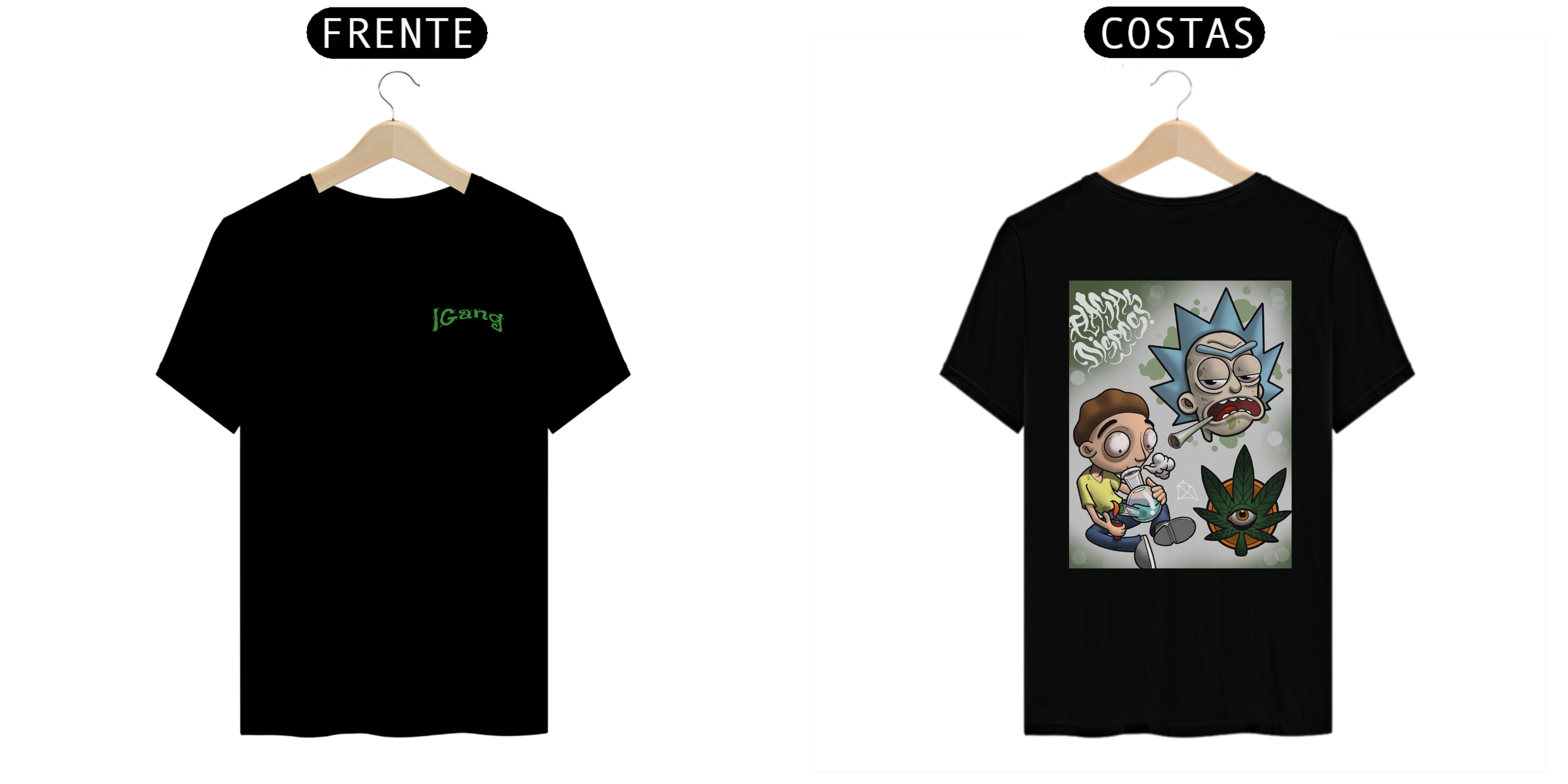 T-shirt lGang Rick and Morty