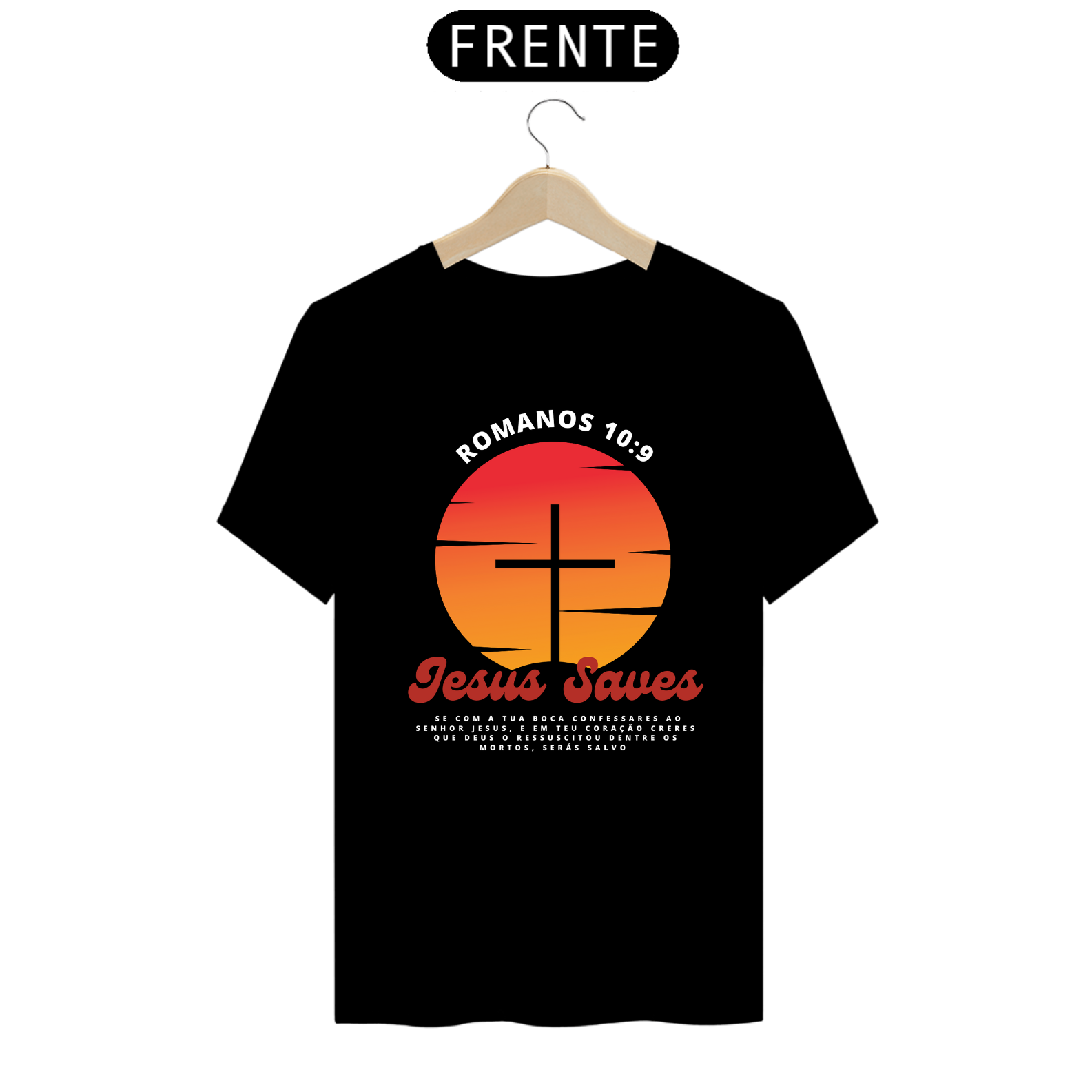 Nome do produto: Camiseta R9 Romanos 10:9