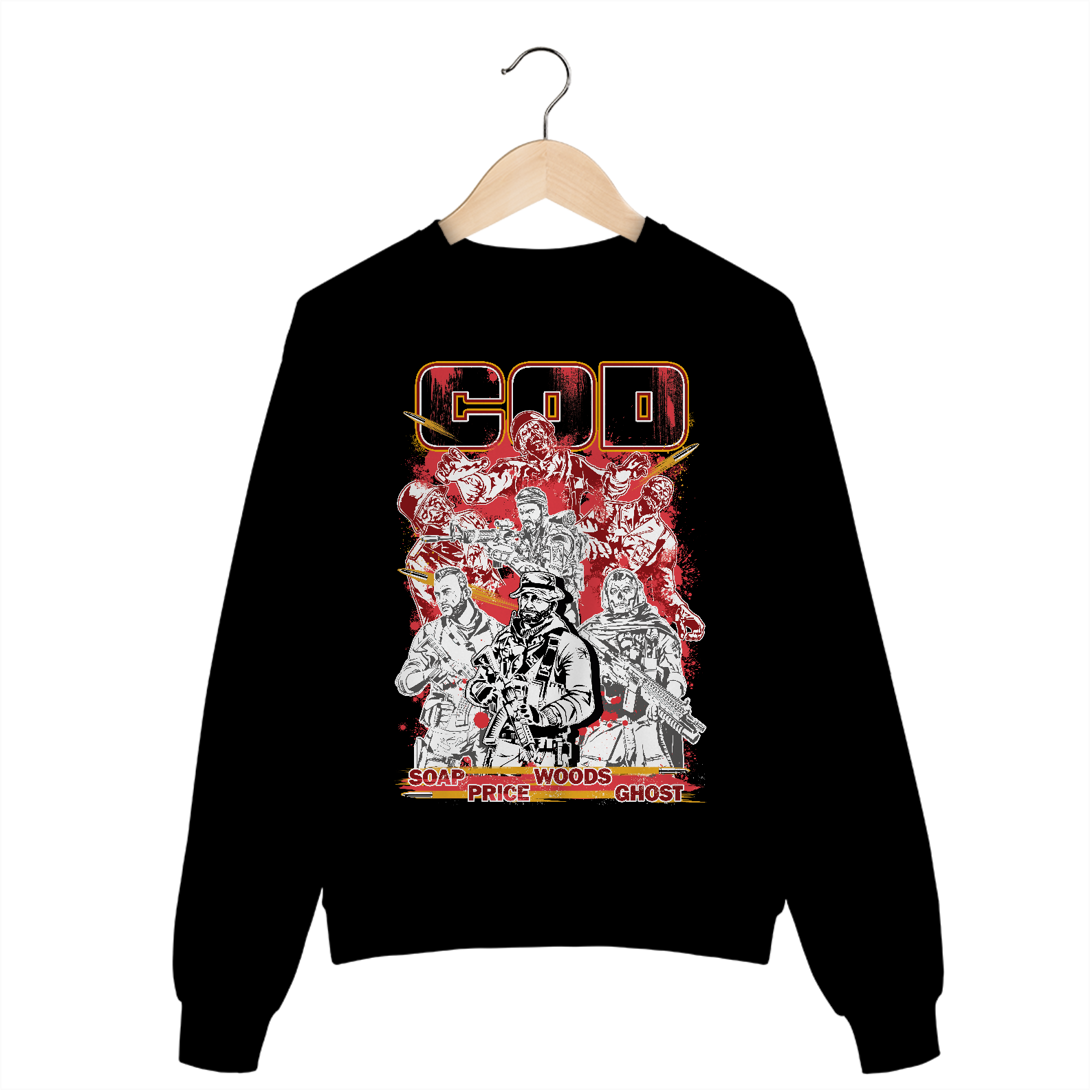 Moletom Call of Duty - Personagens