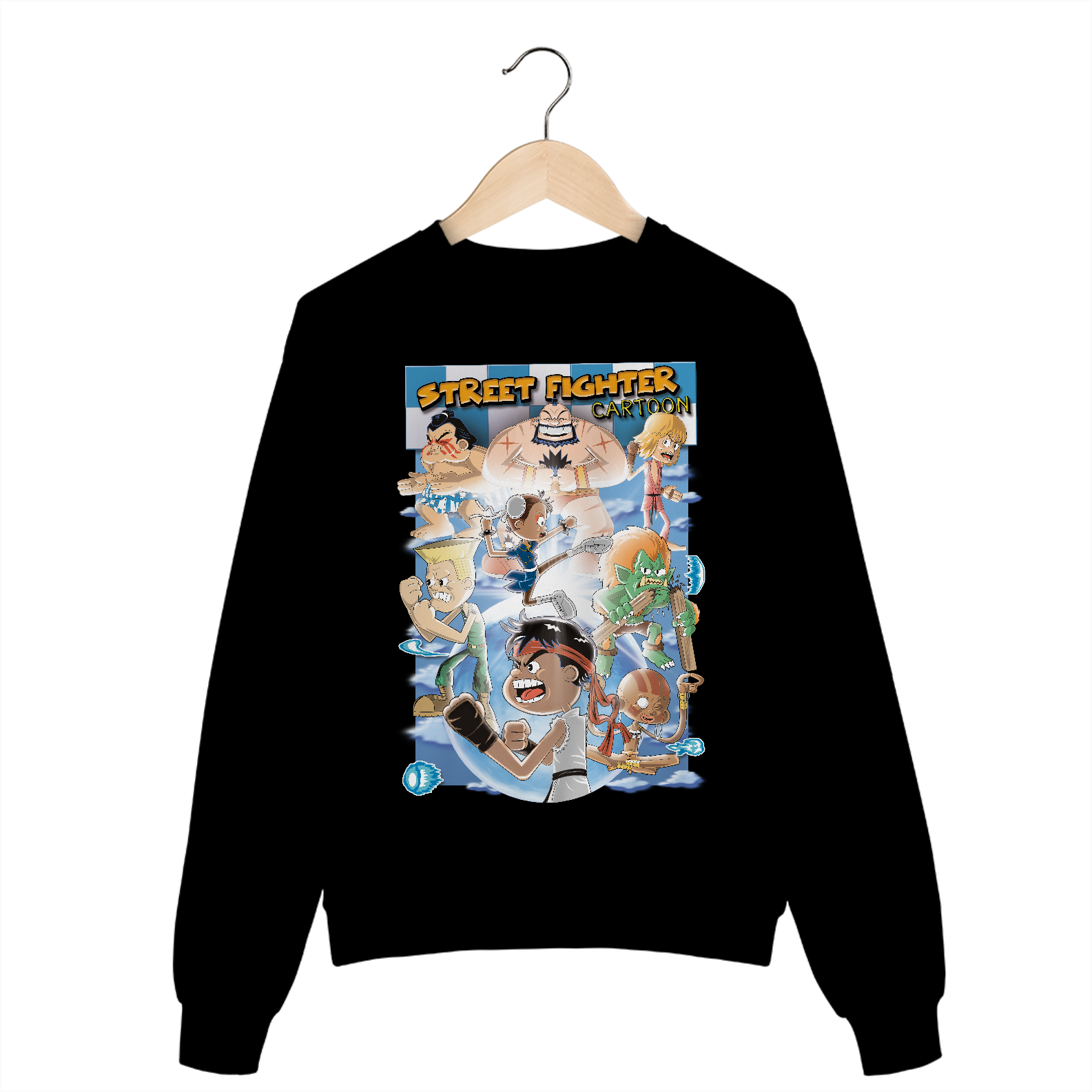 Moletom Street Fighter Cartoon