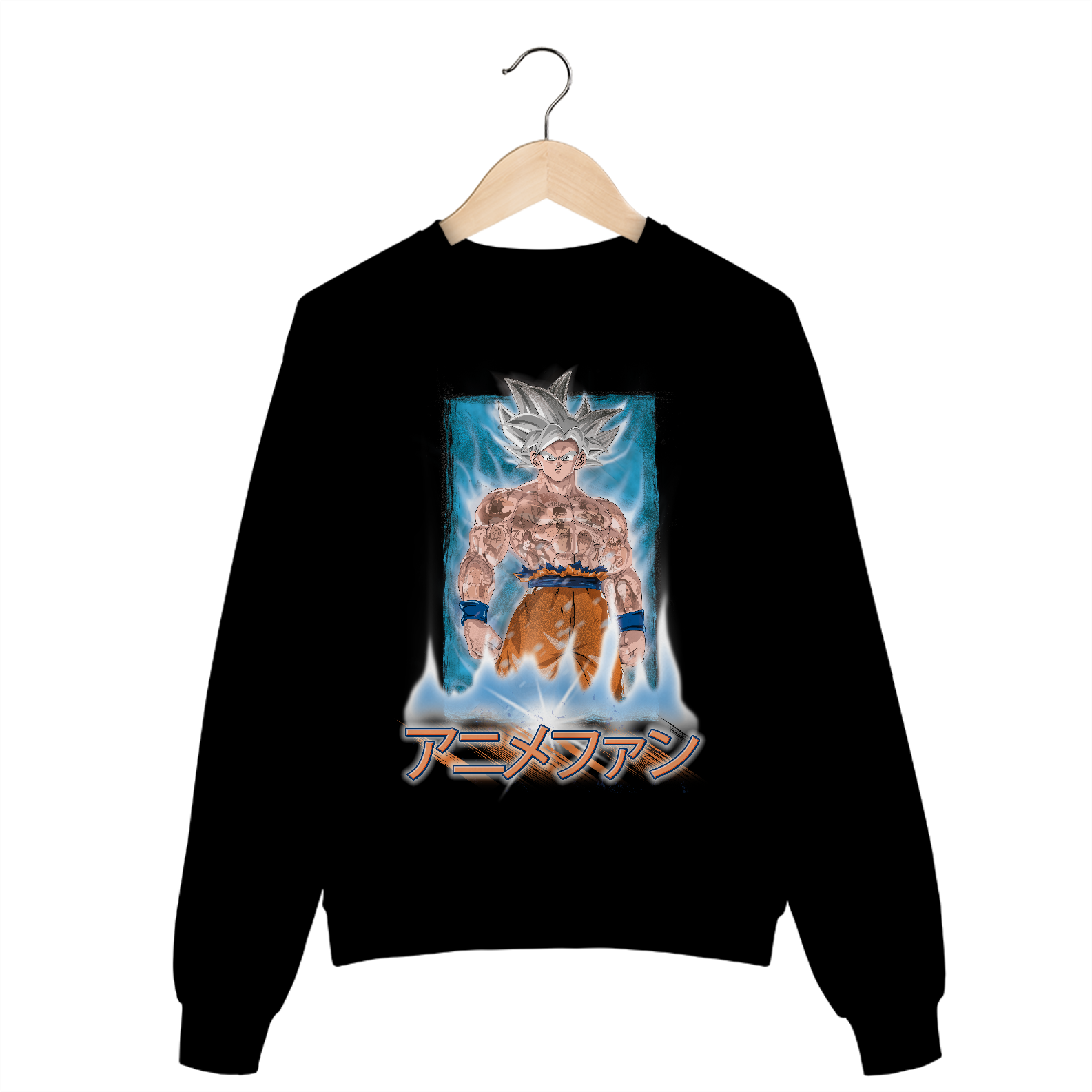 Moletom Goku Anime Fan (em Japonês)