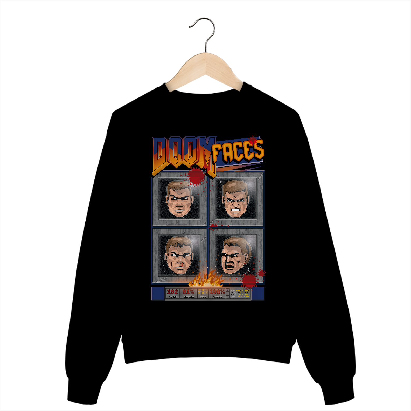 Moletom Doom Faces 