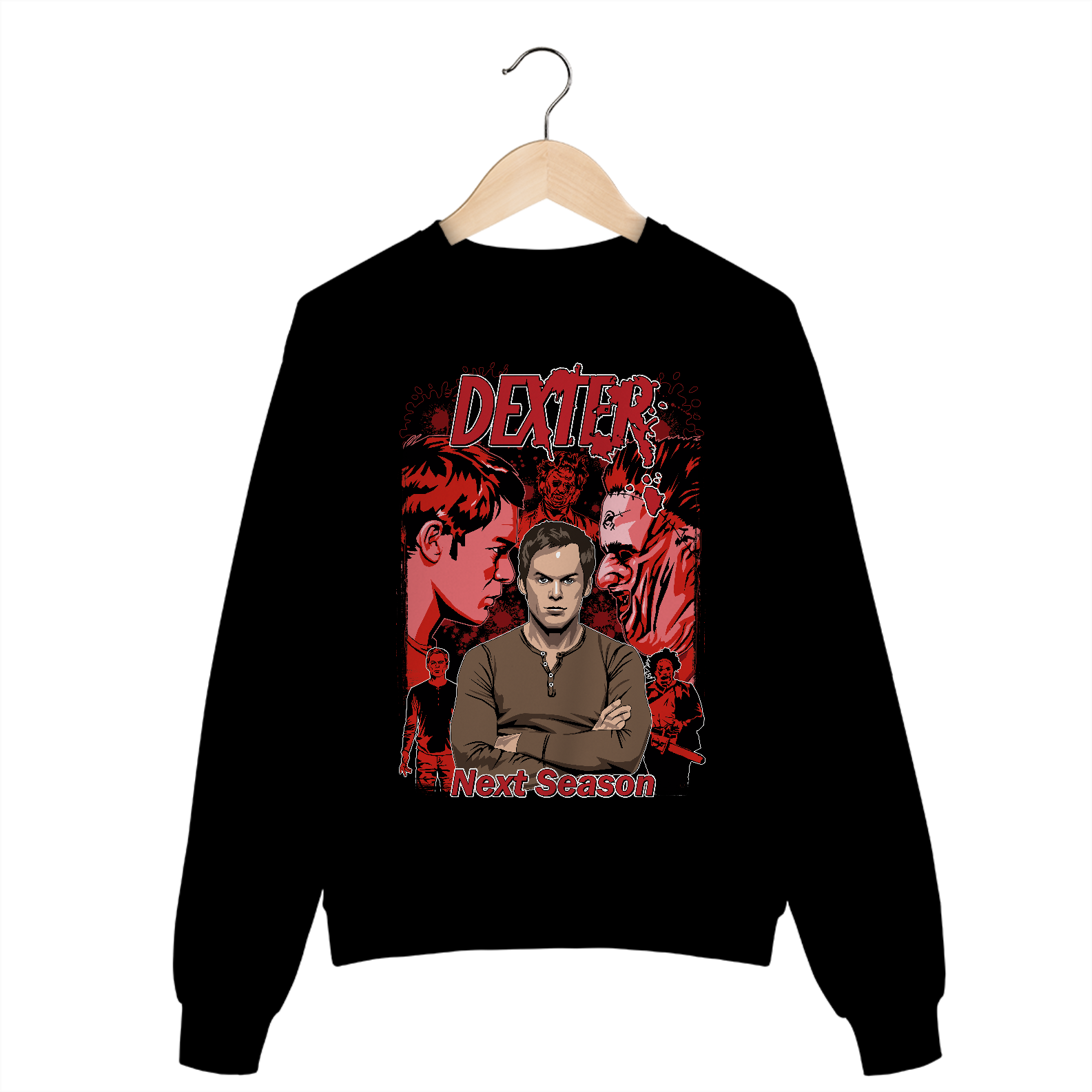 Moletom Dexter x LeatherFace