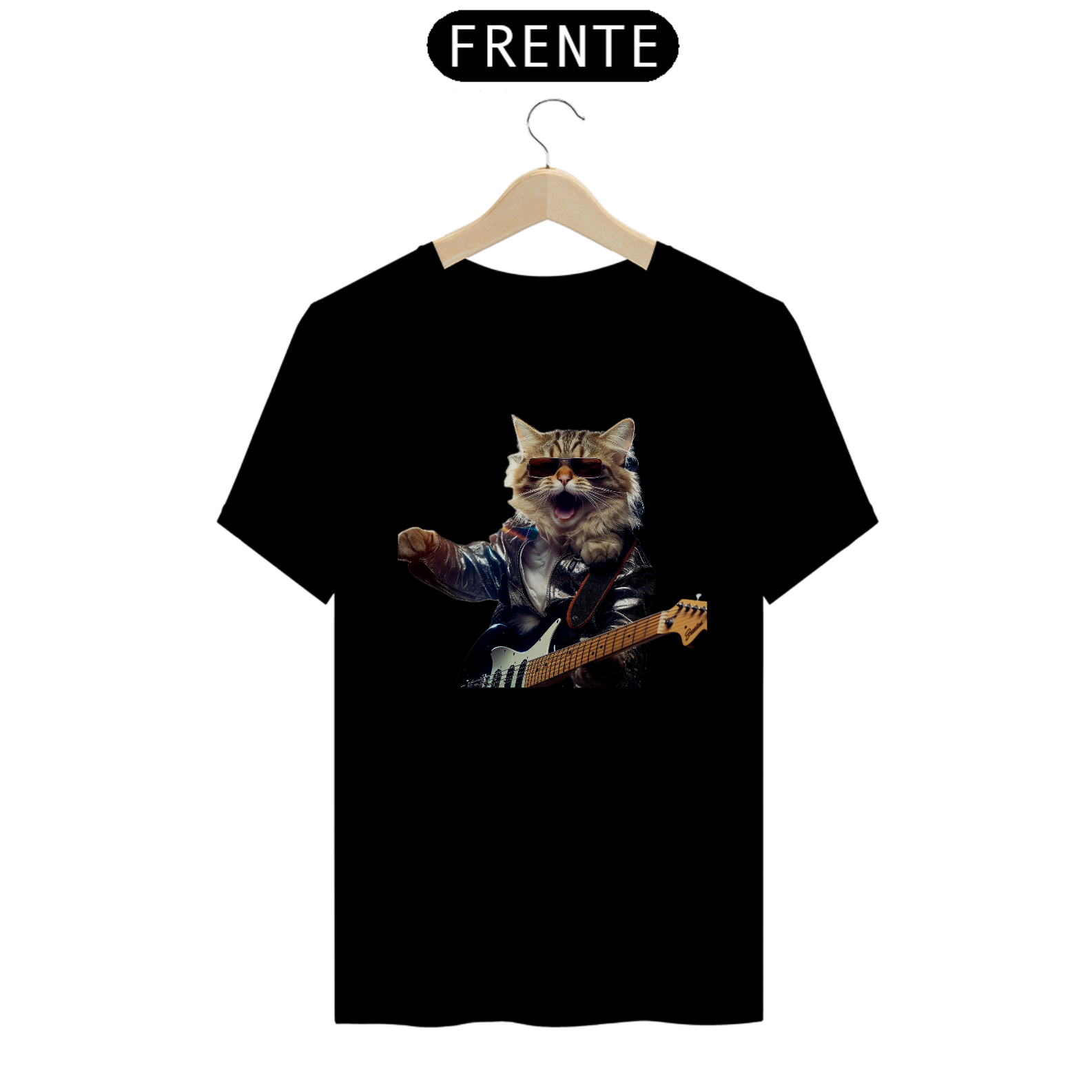Nome do produto  Camiseta Cat Rock