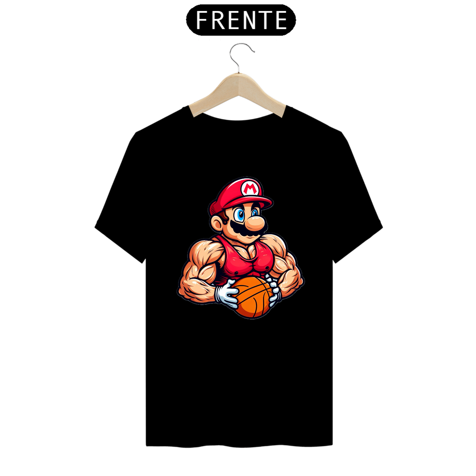 Nome do produto: Camiseta Super Mario Basquete