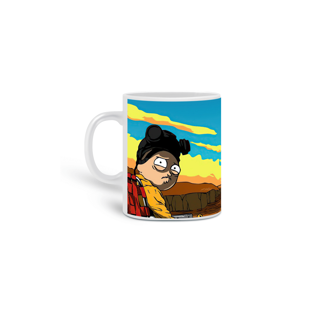 Rick e Morty em Breaking Bad | Caneca