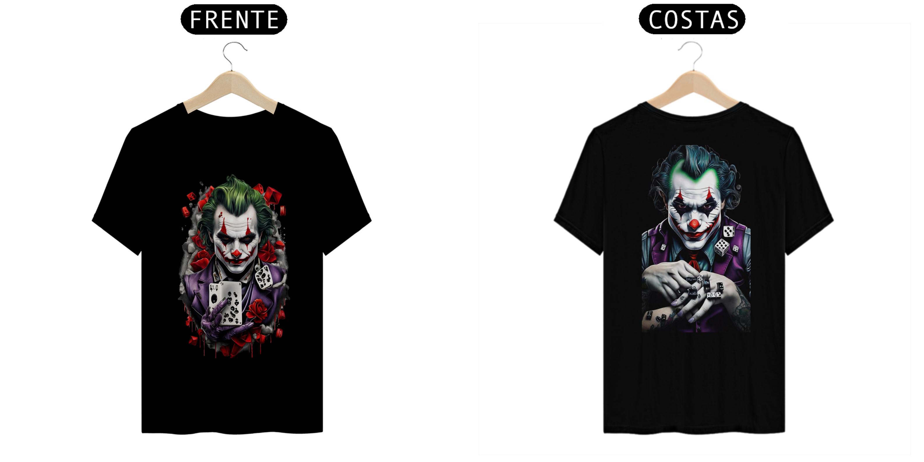 Nome do produto  Camiseta joker