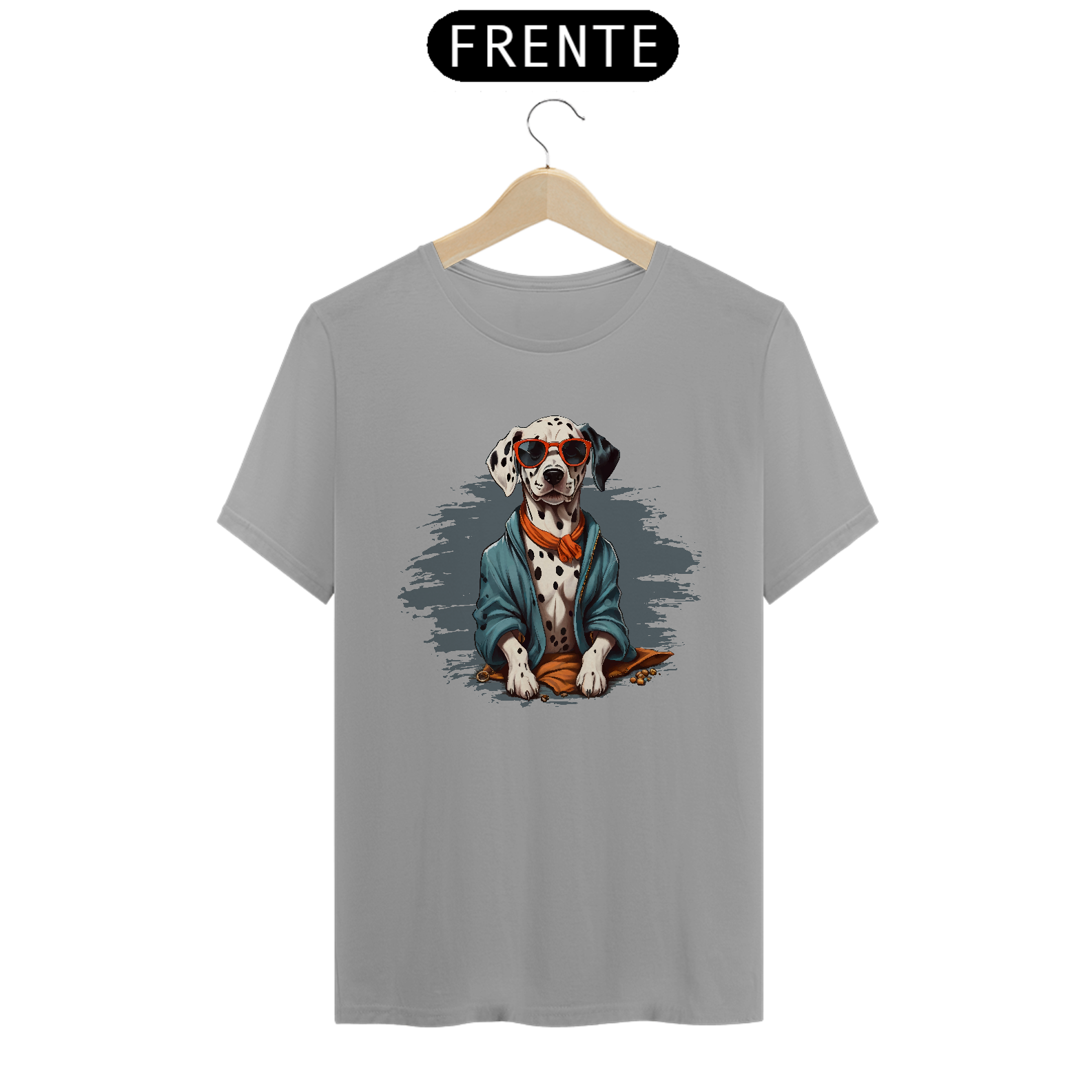 Camiseta Dálmata de óculos escuro