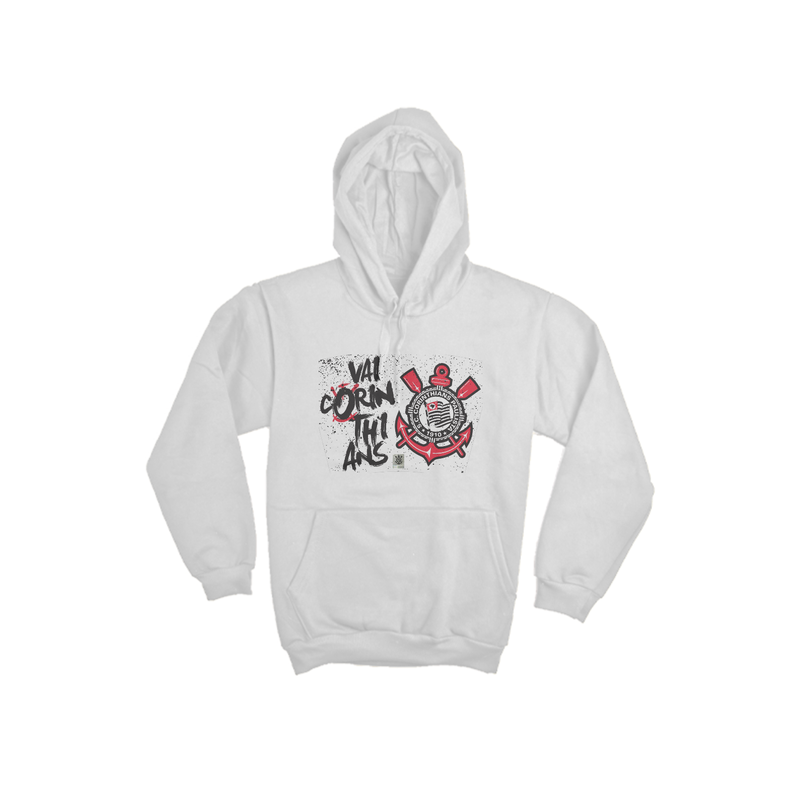 Moleton Vai Corinthians Branco