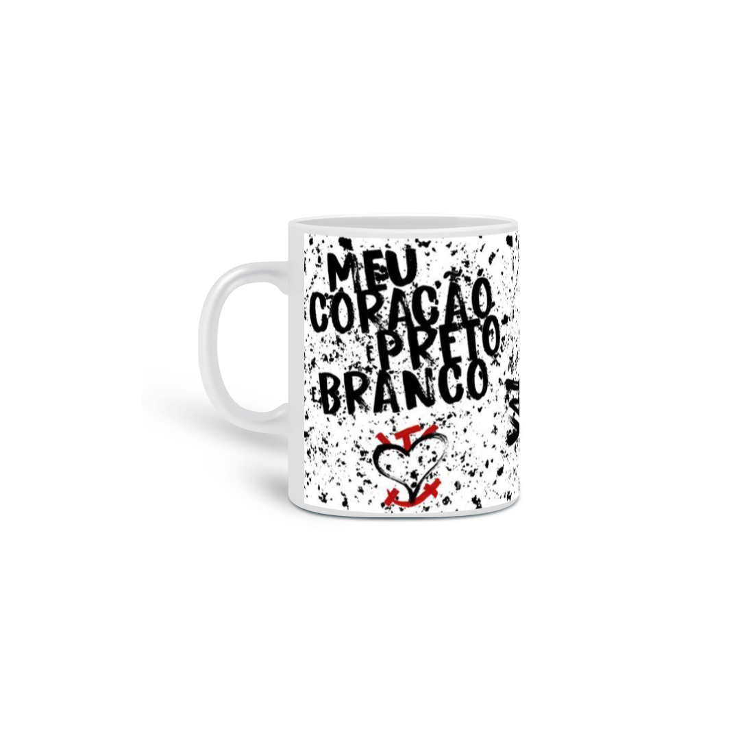 Caneca Branca Vai Corinthians