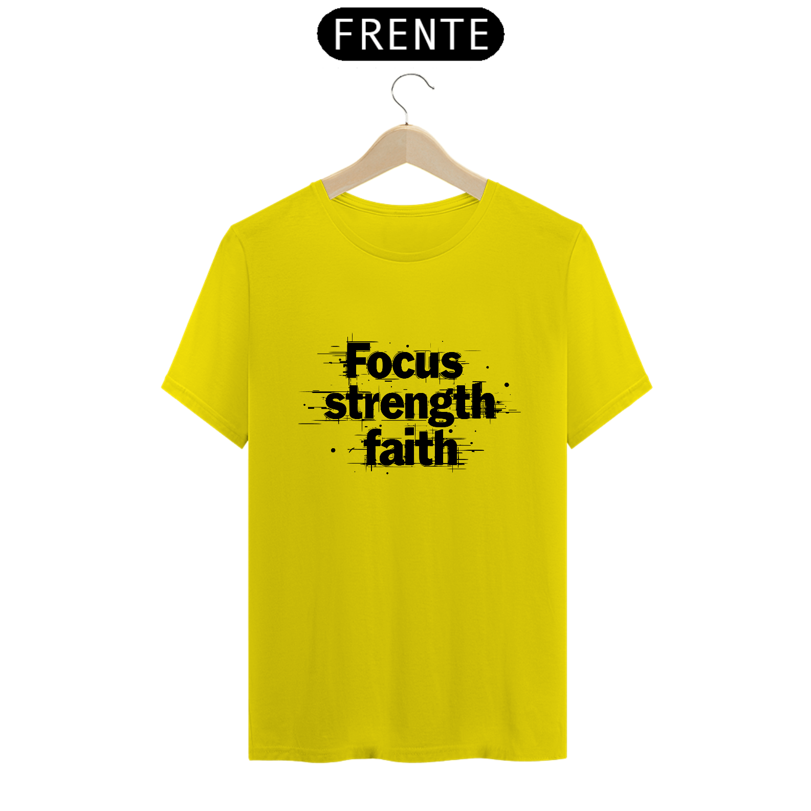 CAMISETA COMFORT - FOCO, FORÇA, FÉ
