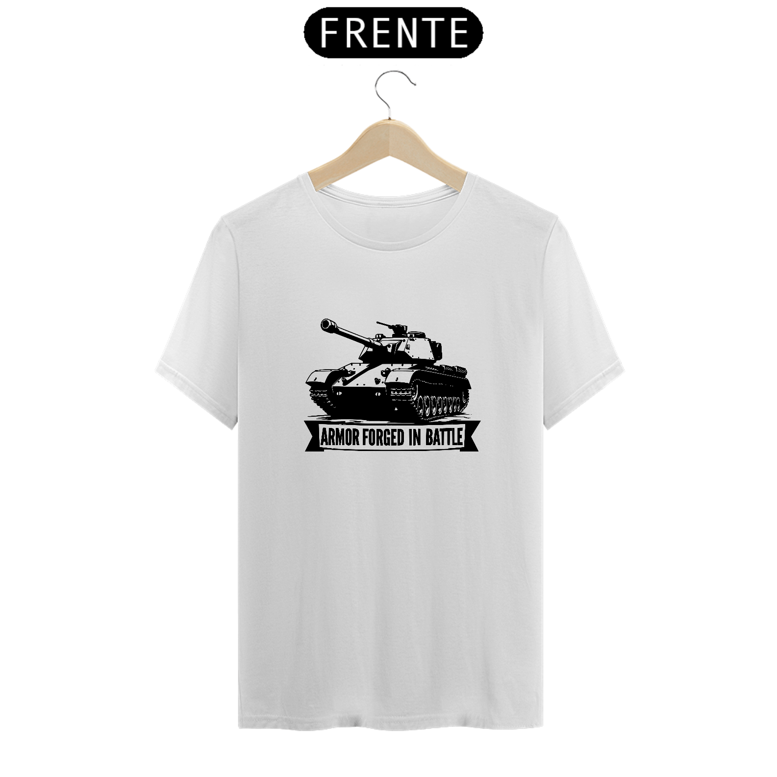 CAMISETA BASIC - ARMOR FORGED IN BATTLE