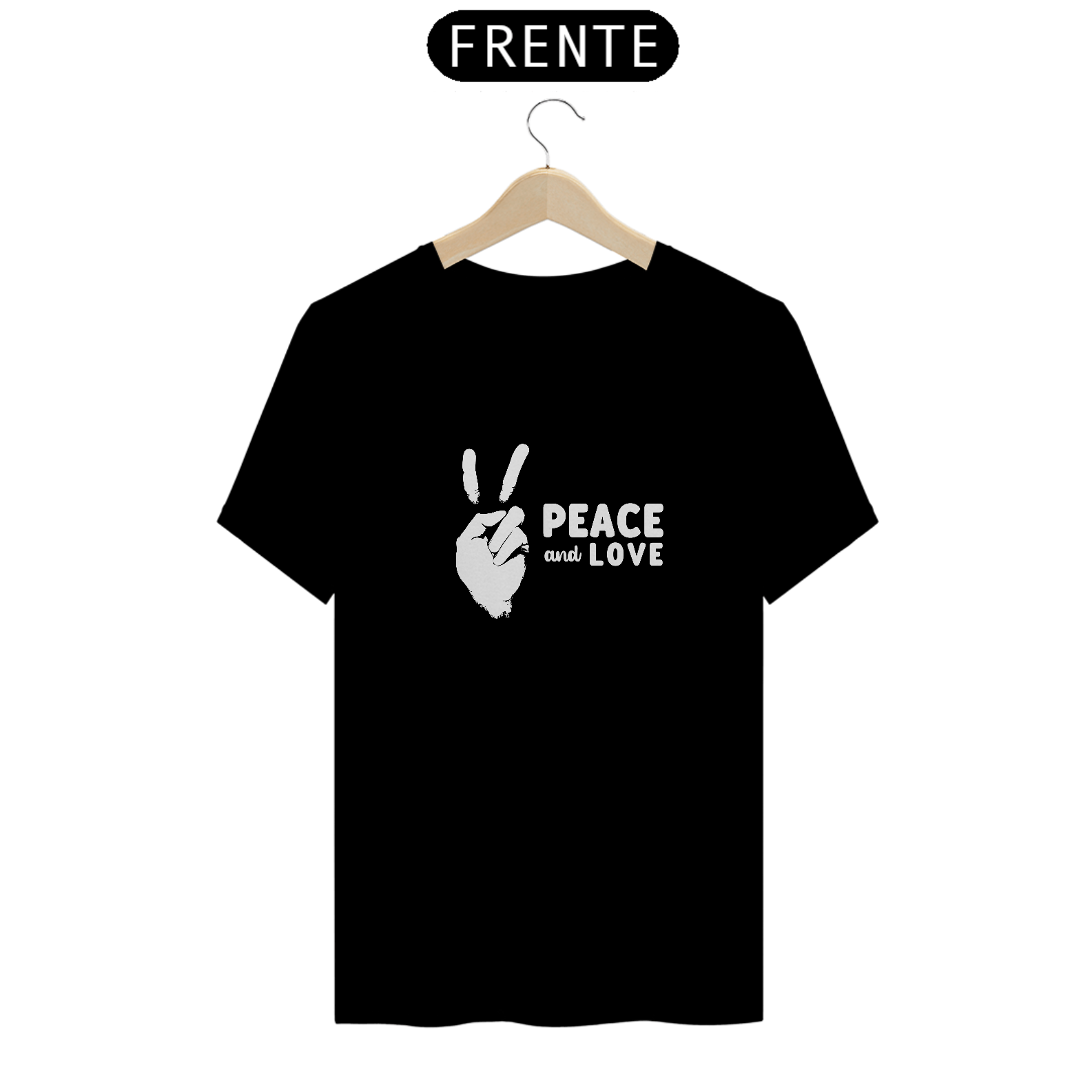 CAMISETA BASIC - PEACE AND LOVE