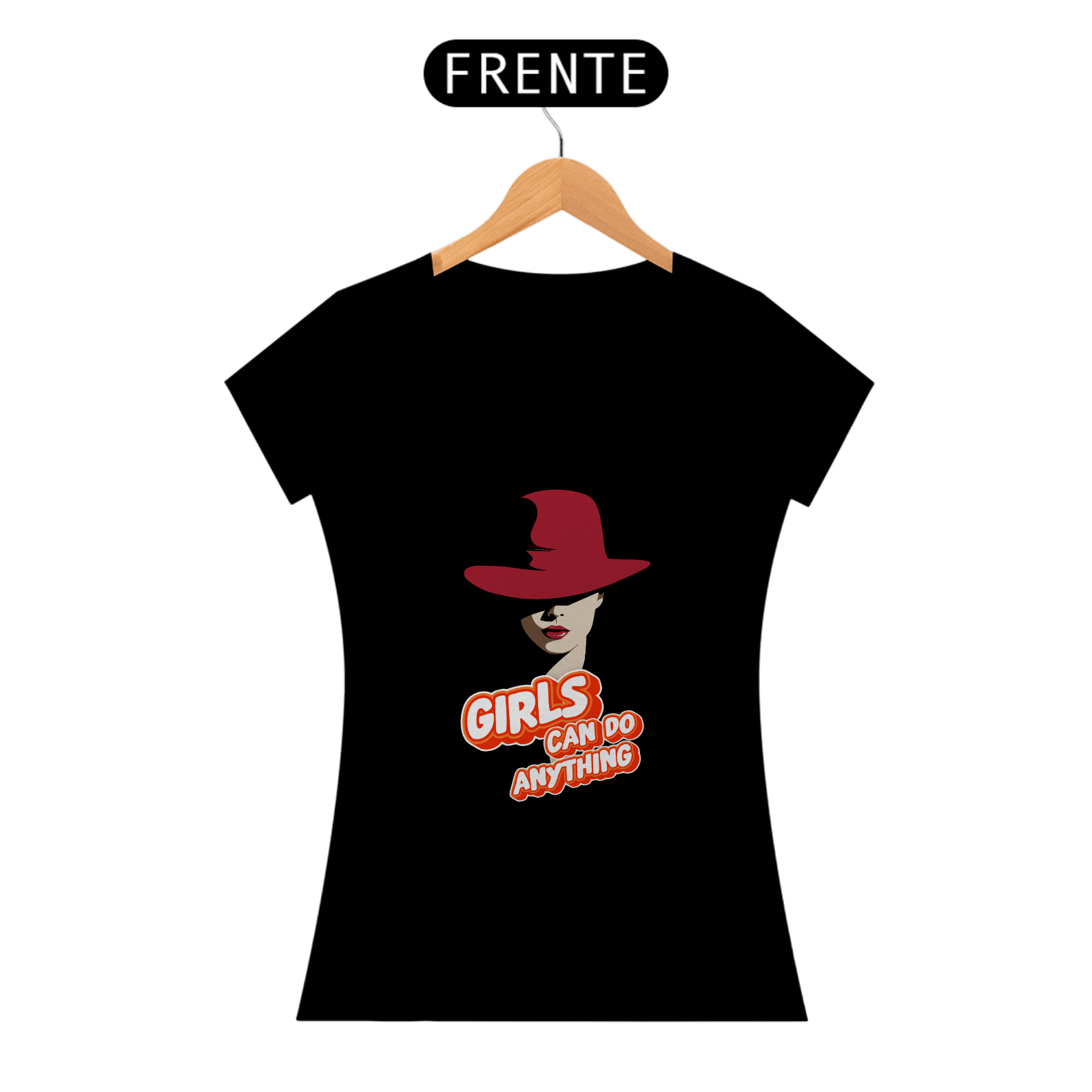 BABY LONG FEMININA - GIRLS CAN DO ANYTHING