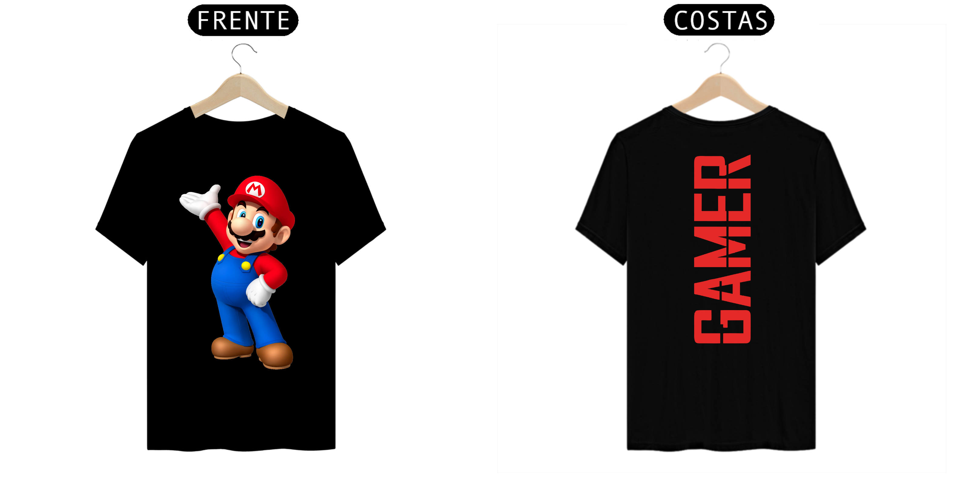 Nome do produto  Camiseta Gamer