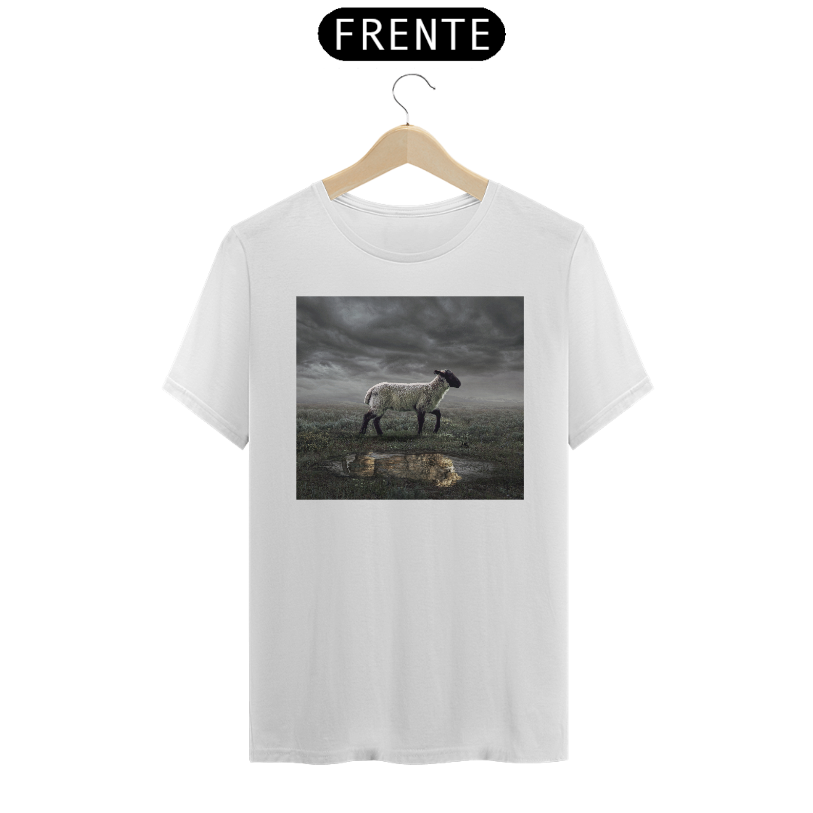 Camiseta Masculina Cordeiro e Leão